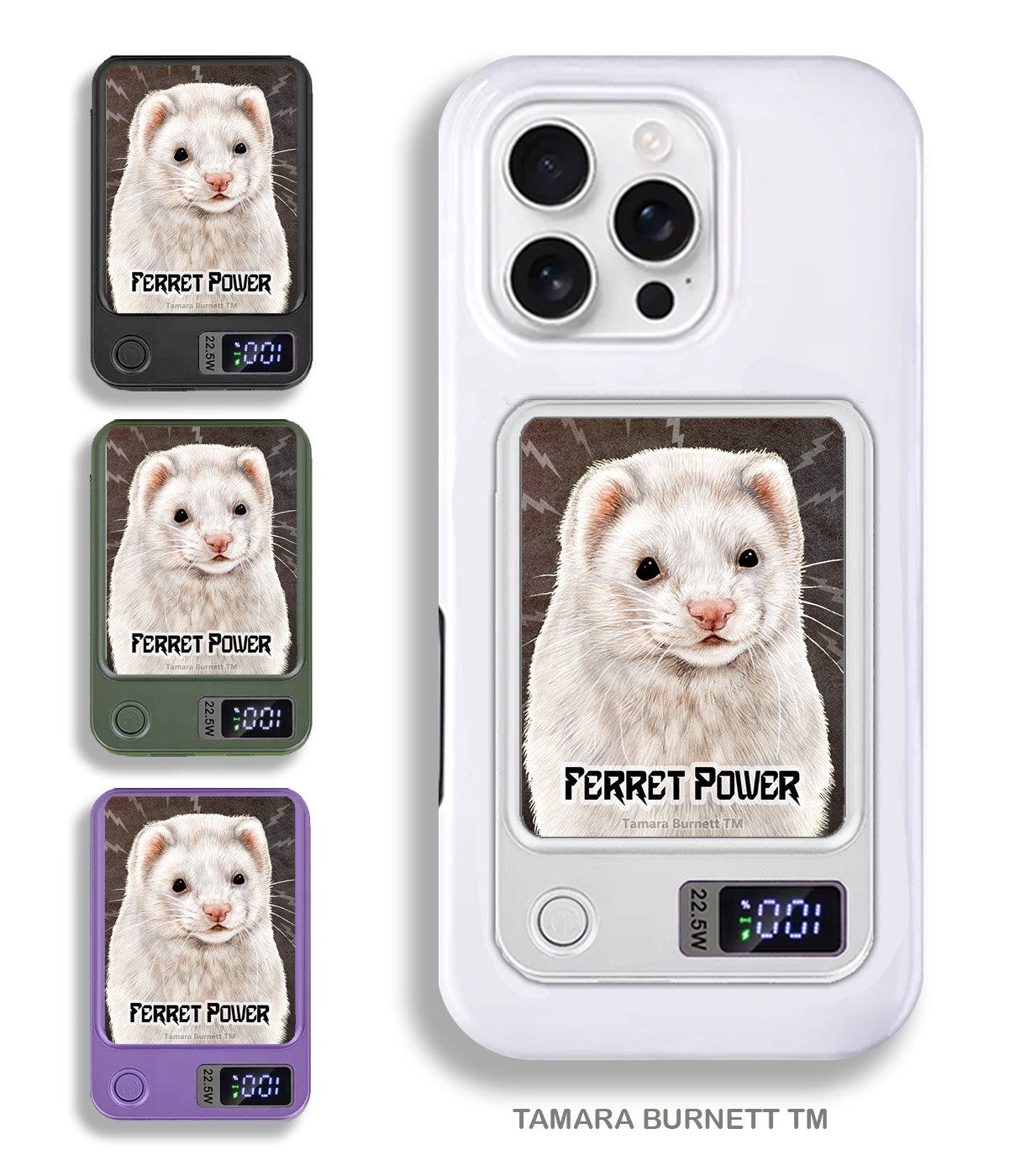 Ferret Dark Eyed White - Phone Bank image