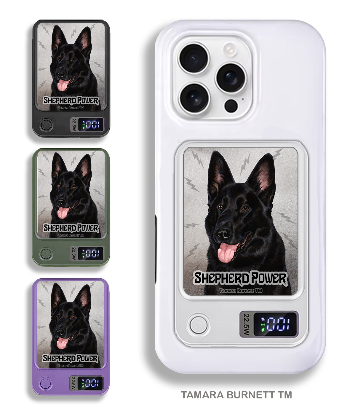 An image of product 33849 - German Shepherd Black - Phone Bank