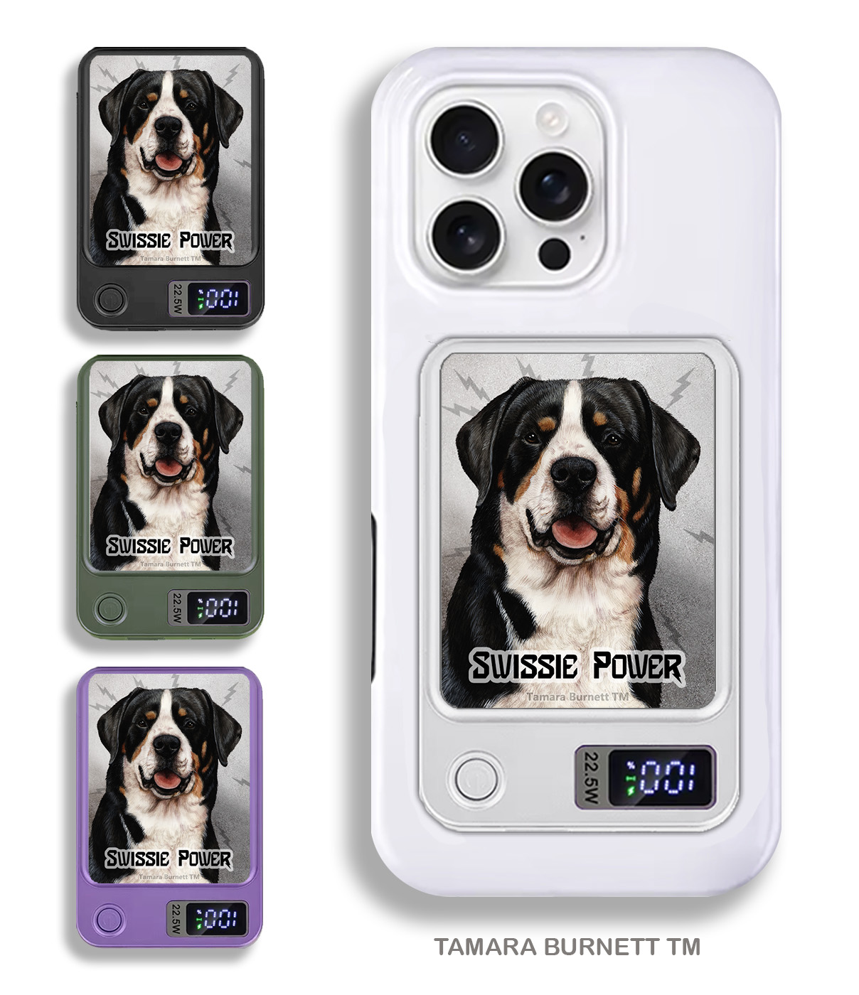 An image of product 33885 - Greater Swiss Mountain Dog - Phone Bank