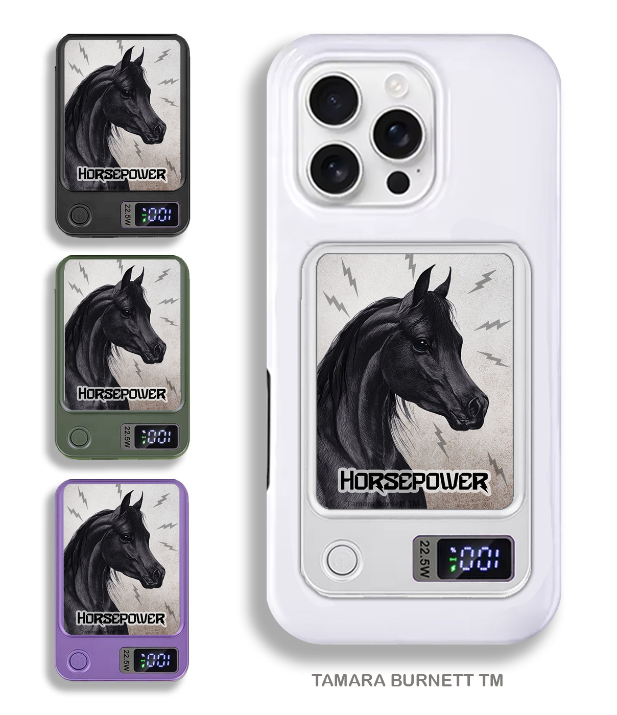 Arabian Horse Black - Phone Bank image