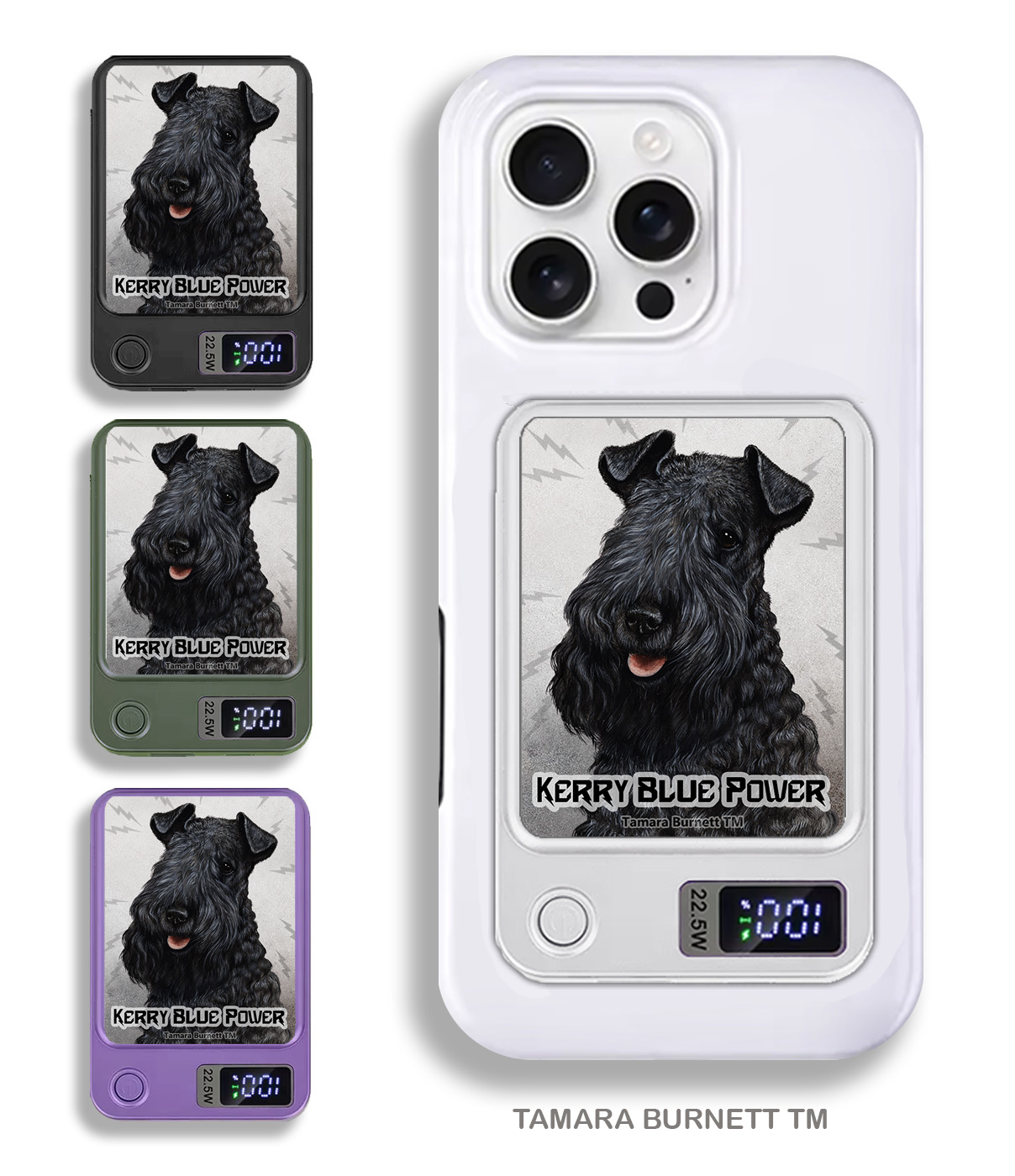 An image of product 33925 - Kerry Blue Terrier - Phone Bank