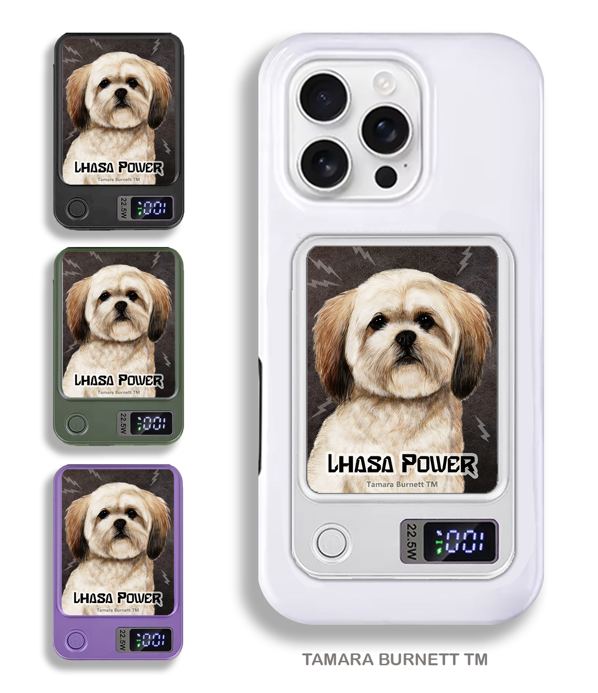 An image of product 33960 - Lhasa Apso Brown - Phone Bank