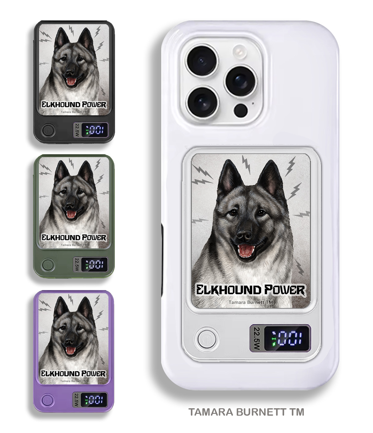 An image of product 33987 - Norwegian Elkhound - Phone Bank