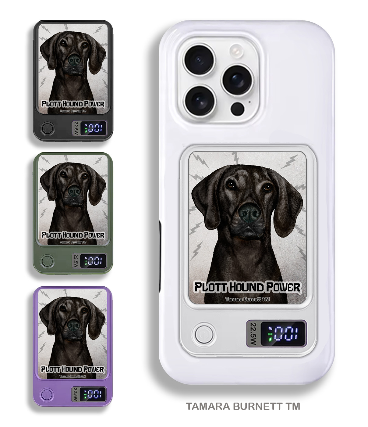 An image of product 34019 - Plott Hound Black - Phone Bank