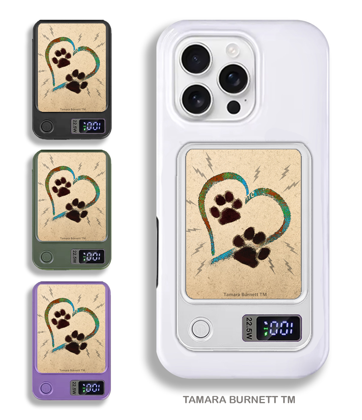 Paw Marks On My Heart Phone Banks sample image