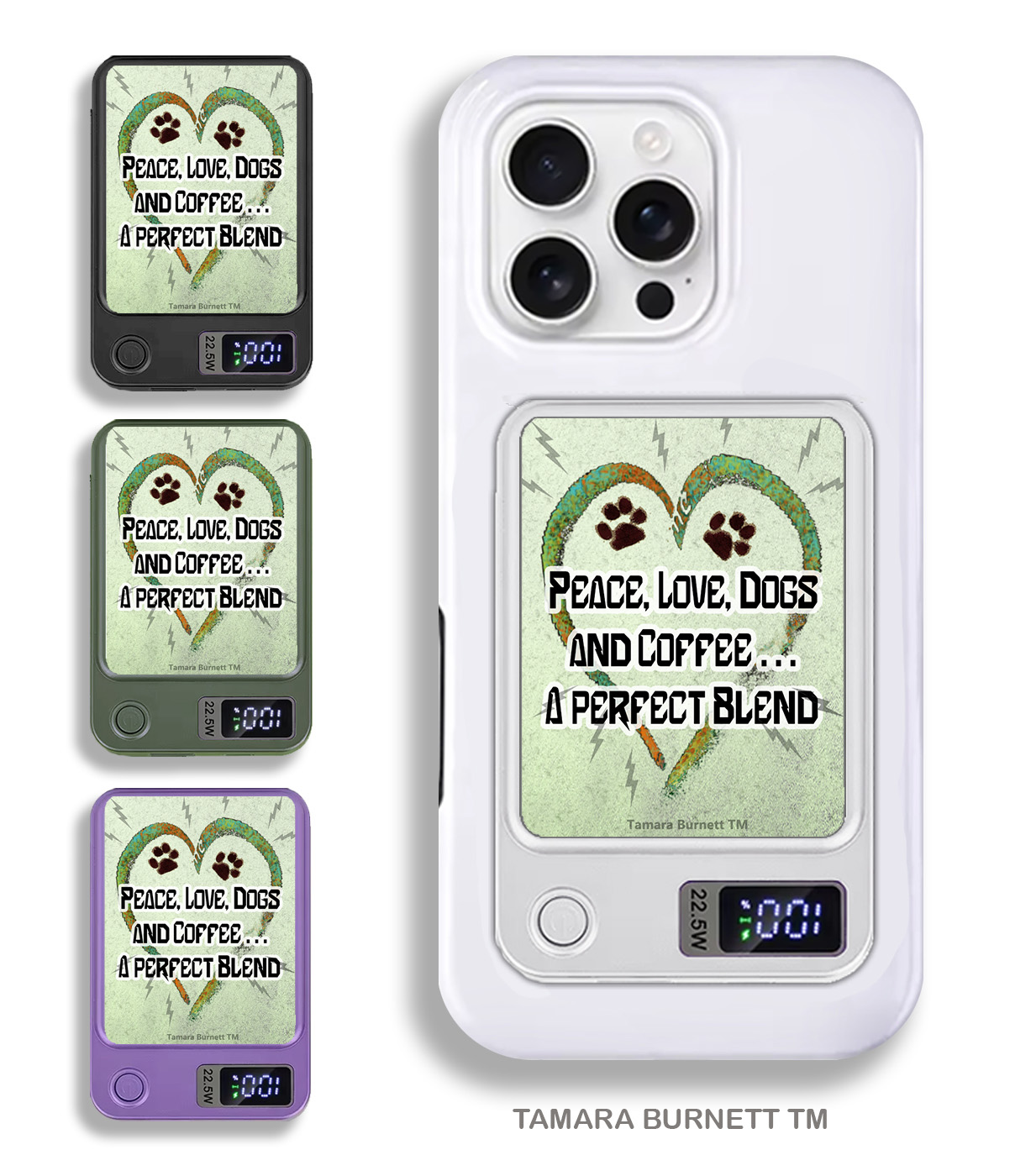 PEACE, LOVE, DOGS, AND COFFEE…A PERFECT BLEND - Phone Bank image