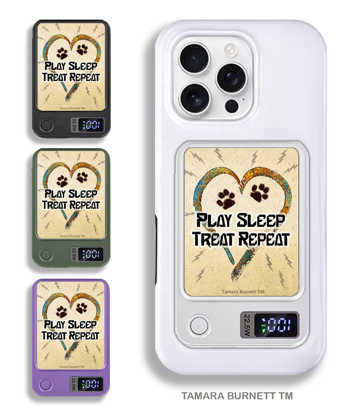 PLAY SLEEP TREAT REPEAT - Phone Bank image