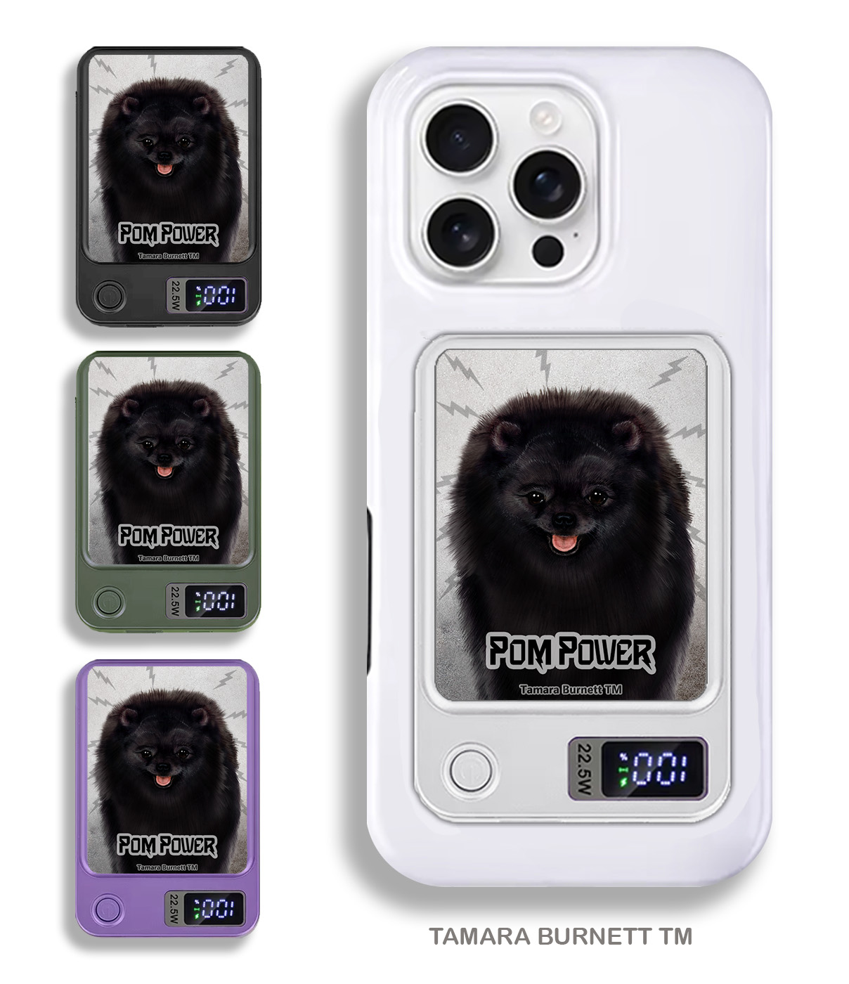An image of product 34024 - Pomeranian Black - Phone Bank