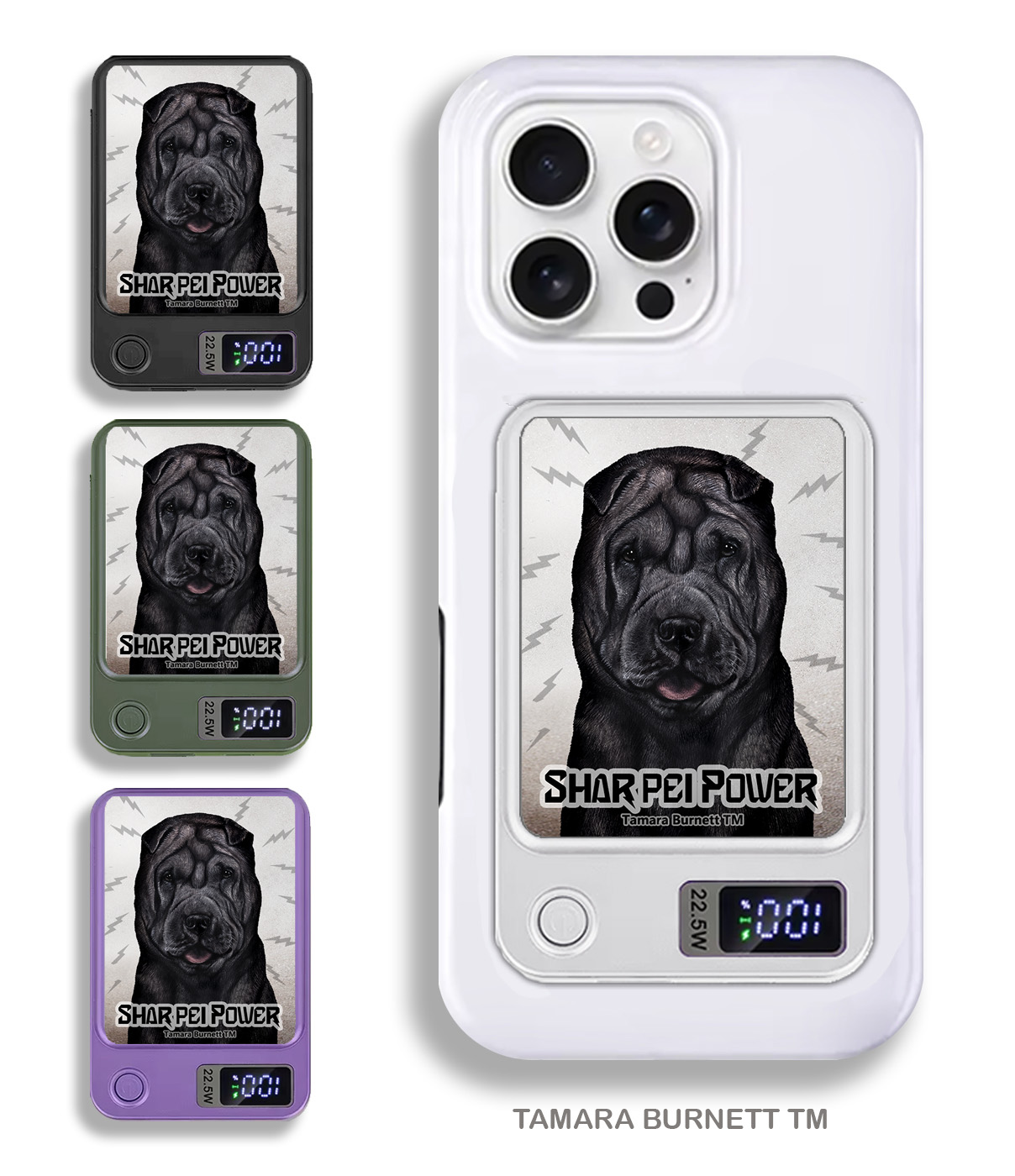 An image of product 34086 - Shar Pei Black - Phone Bank