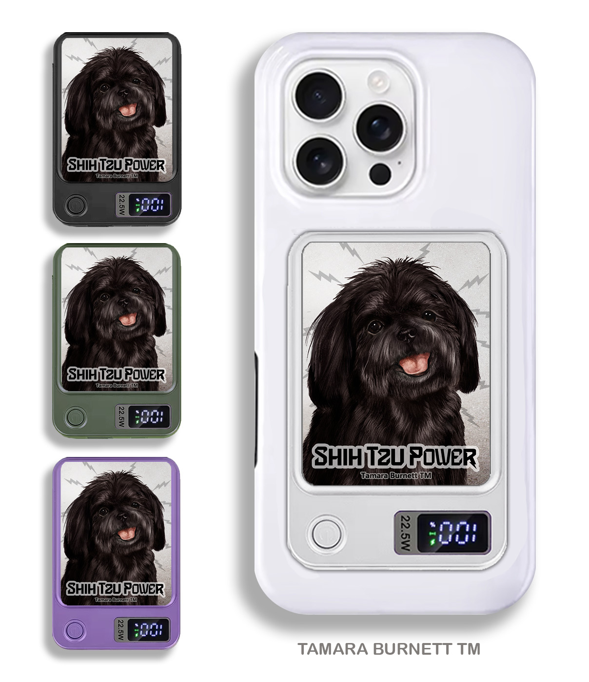 An image of product 34101 - Shih Tzu Black - Phone Bank