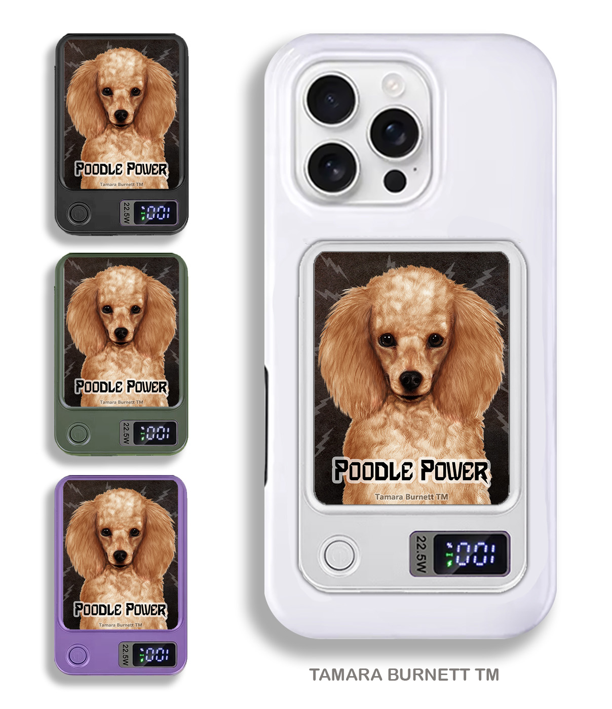 An image of product 34032 - Poodle Apricot - Phone Bank