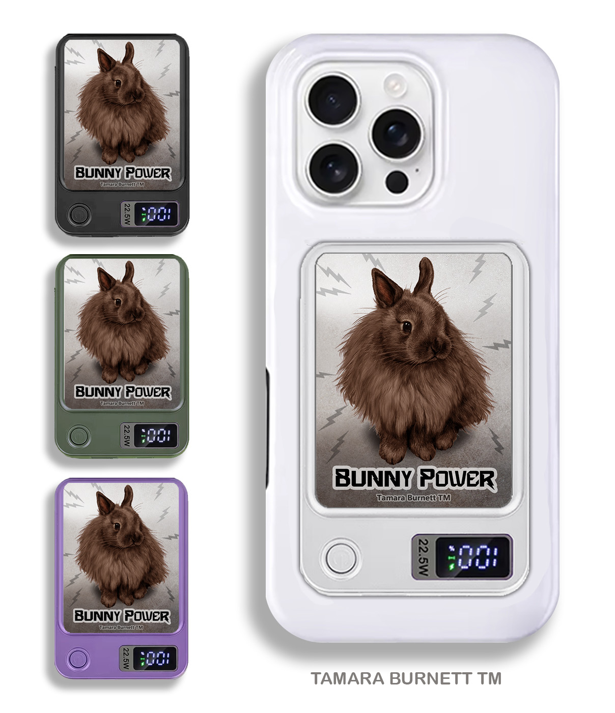 An image of product 33472 - Rabbit Jersey Wooley Chocolate - Phone Bank