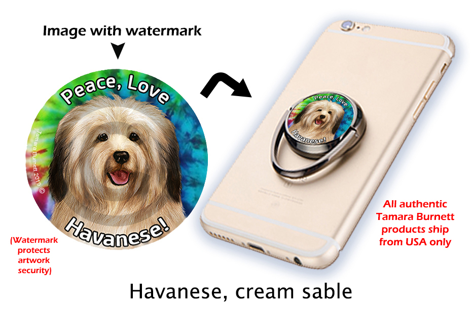 Havanese Cream - Phone Stand Image