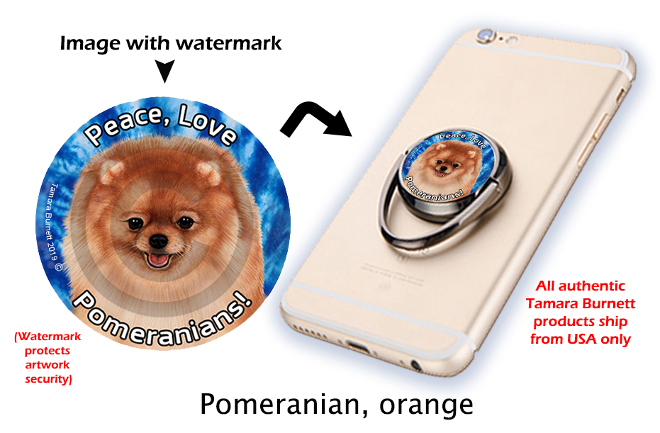 Pomeranian Orange - Phone Stand Image
