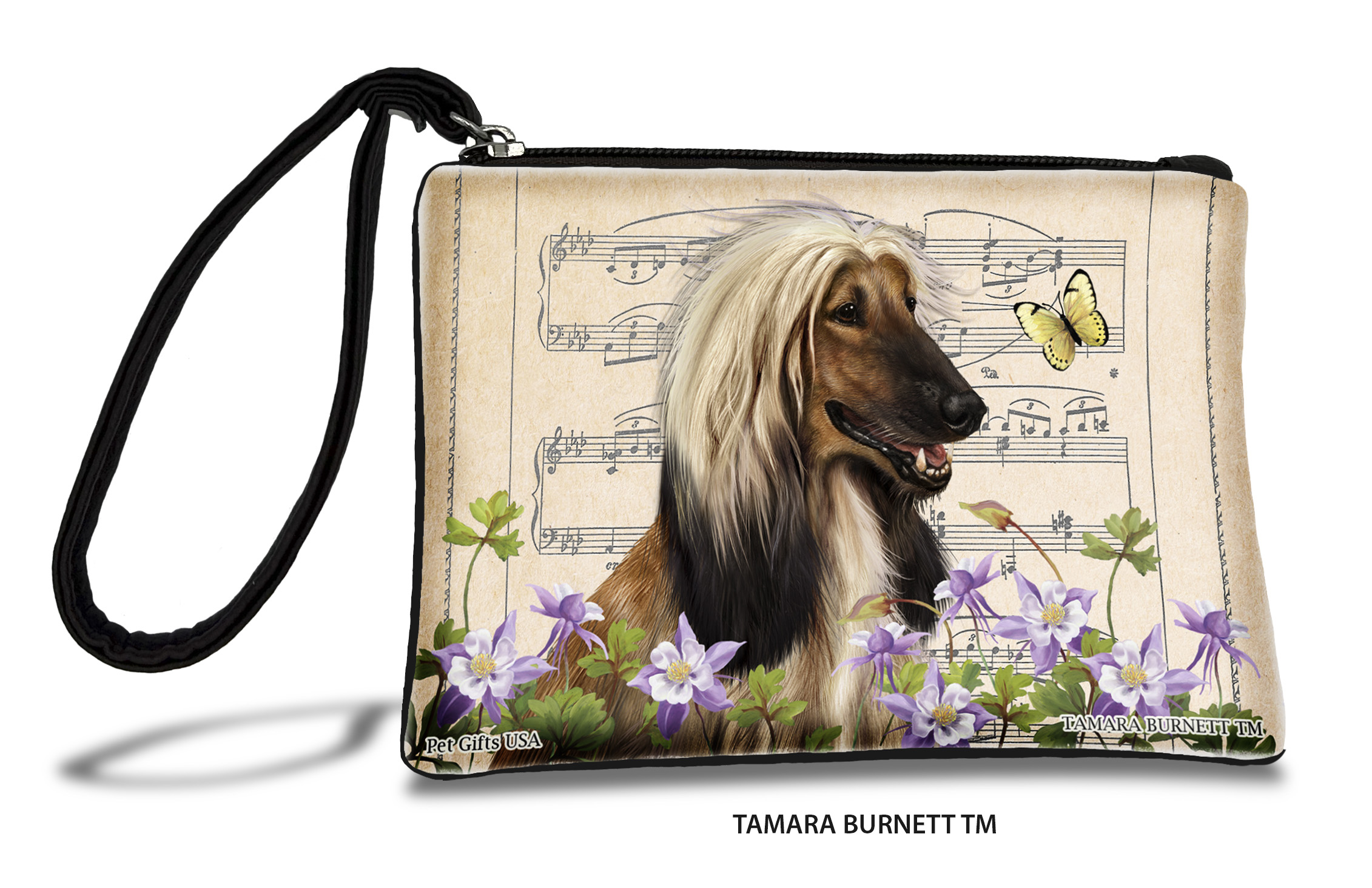 An image of product 30994 - Afghan Hound (_) - Zippies Pet Pouch Coin Purse