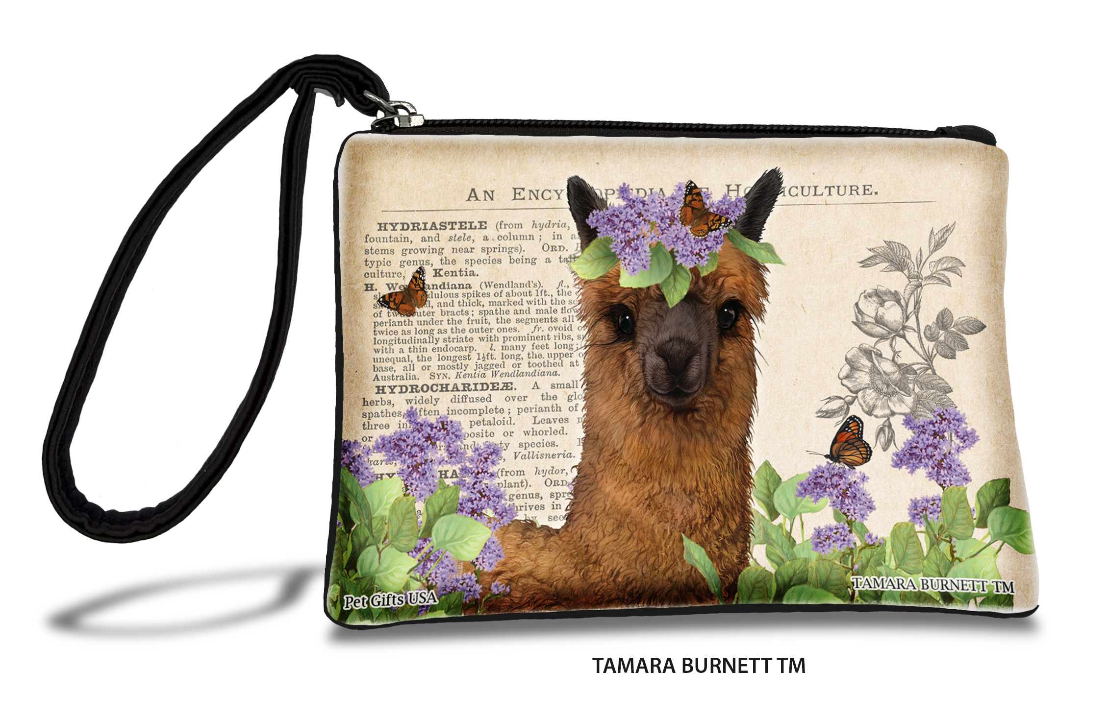 Brown Alpaca - Zippies Pet Pouch Coin Purse image Brown Alpaca - Zippies Pet Pouch Coin Purse image