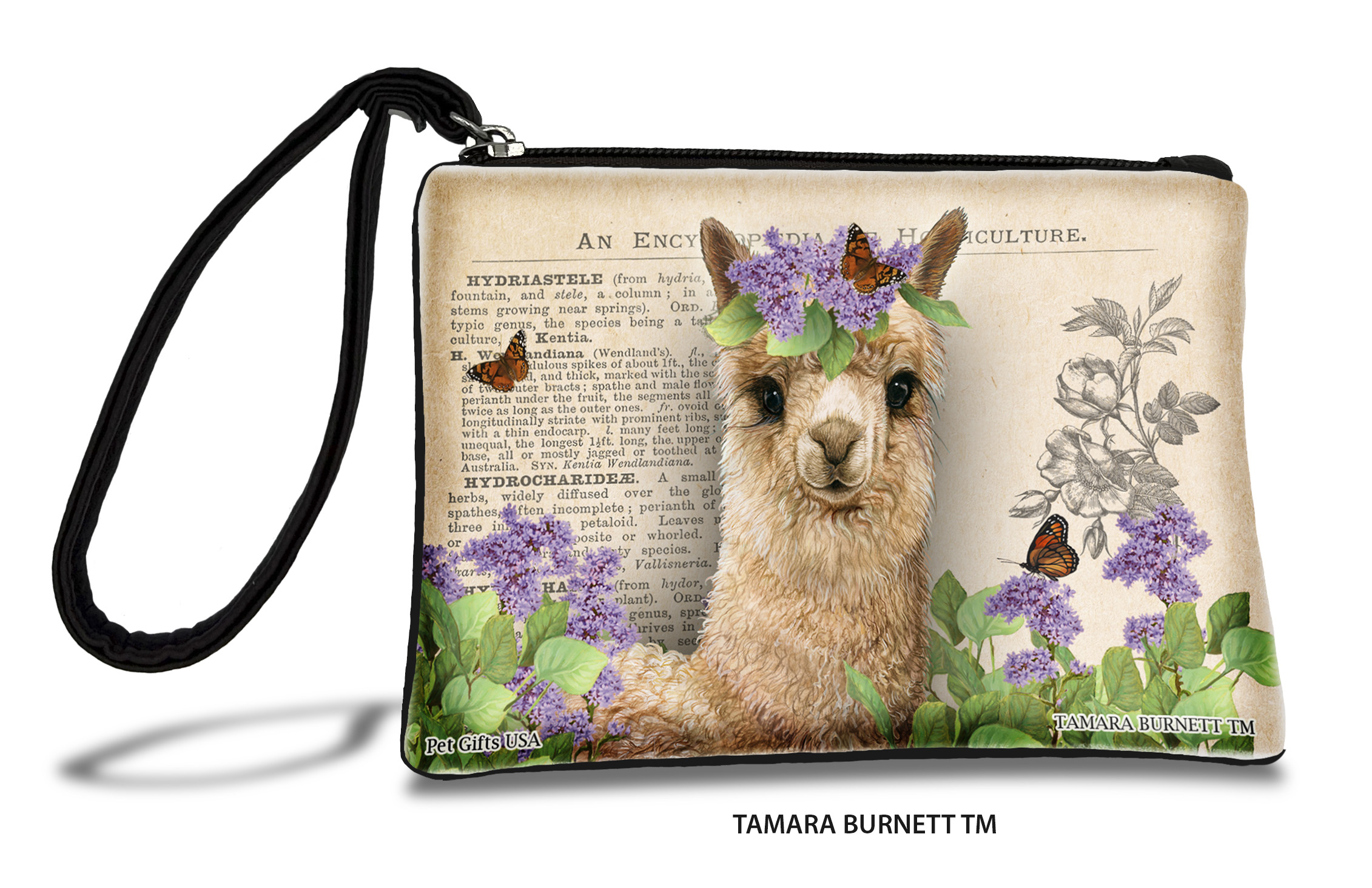 Fawn Alpaca - Zippies Pet Pouch Coin Purse image Fawn Alpaca - Zippies Pet Pouch Coin Purse image
