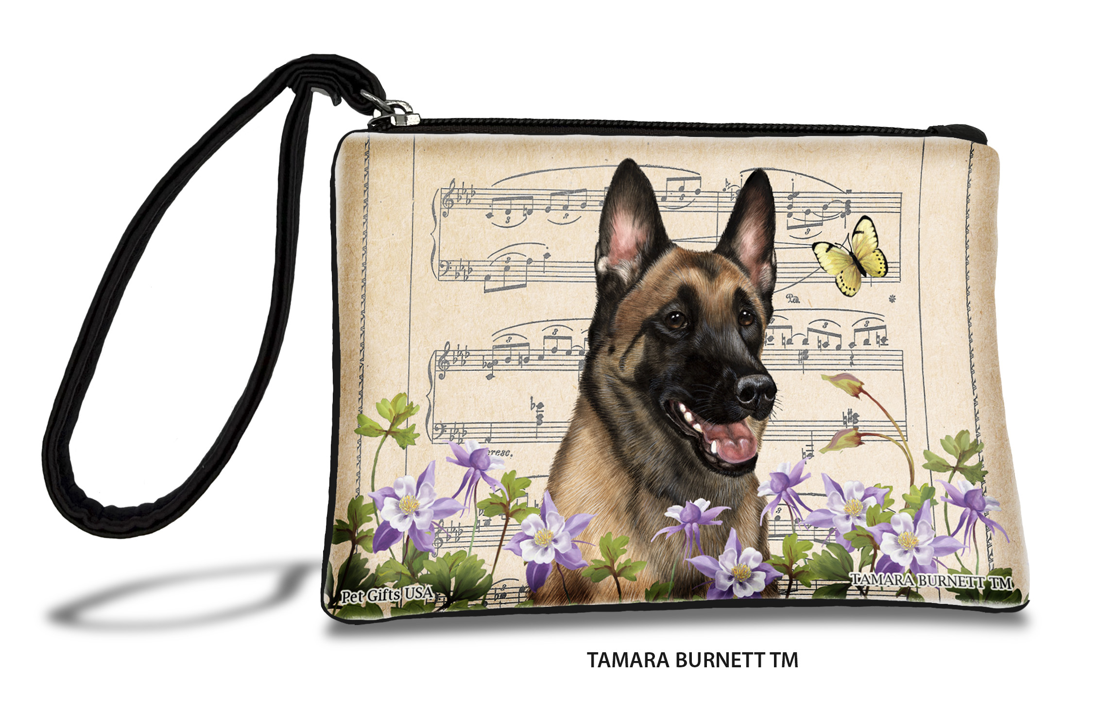 Belgian Malinois (__fawn_smiling_) - Zippies Pet Pouch Coin Purse