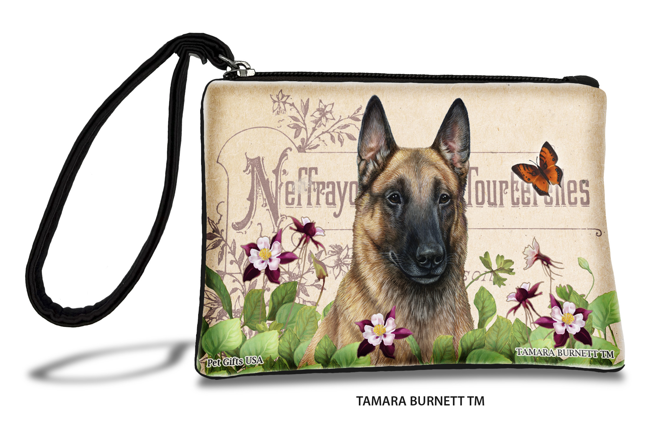 Belgian Malinois (__light_fawn_) - Zippies Pet Pouch Coin Purse