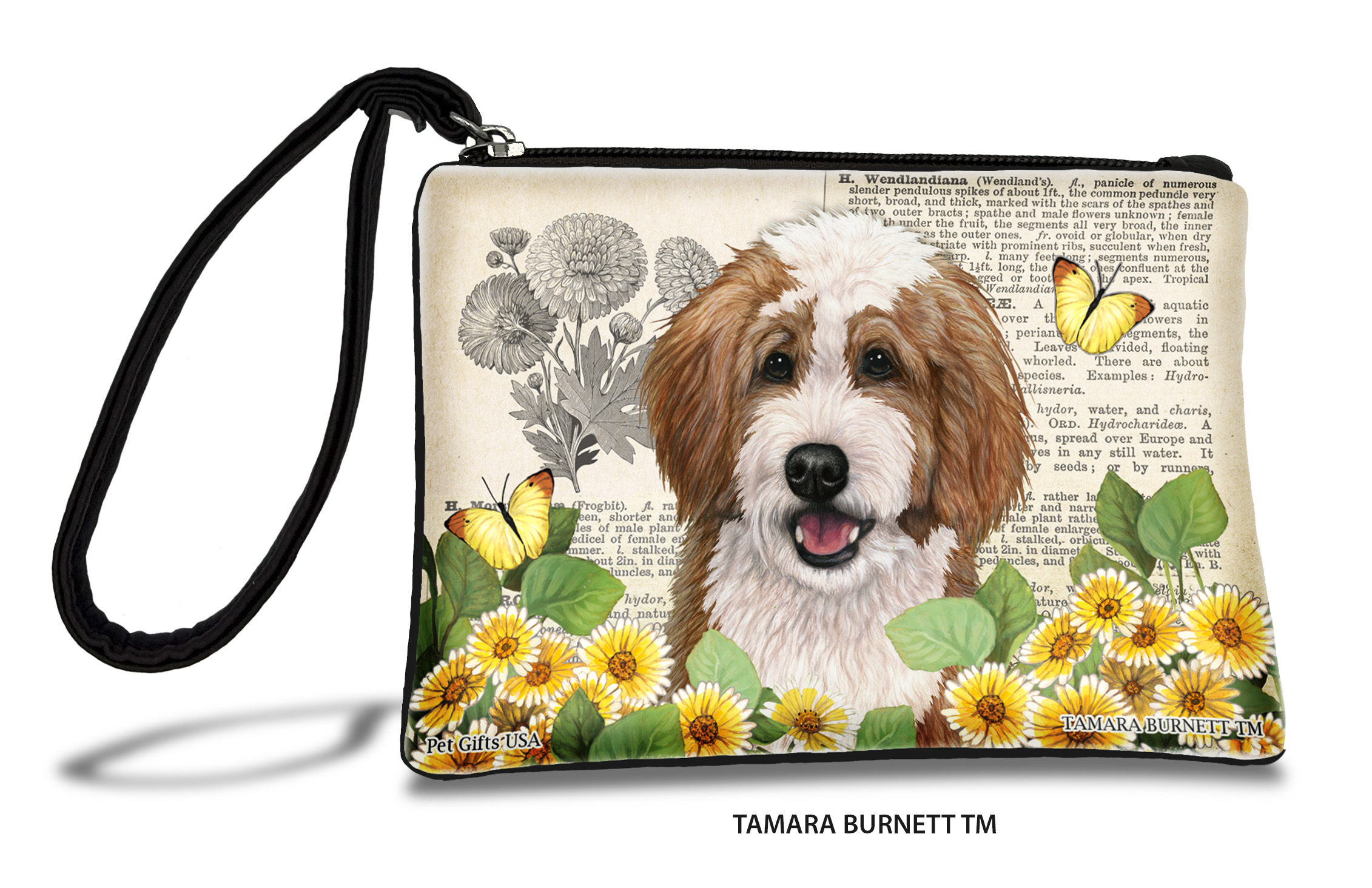 Bernedoodle (_red_and_white_) - Zippies Pet Pouch Coin Purse