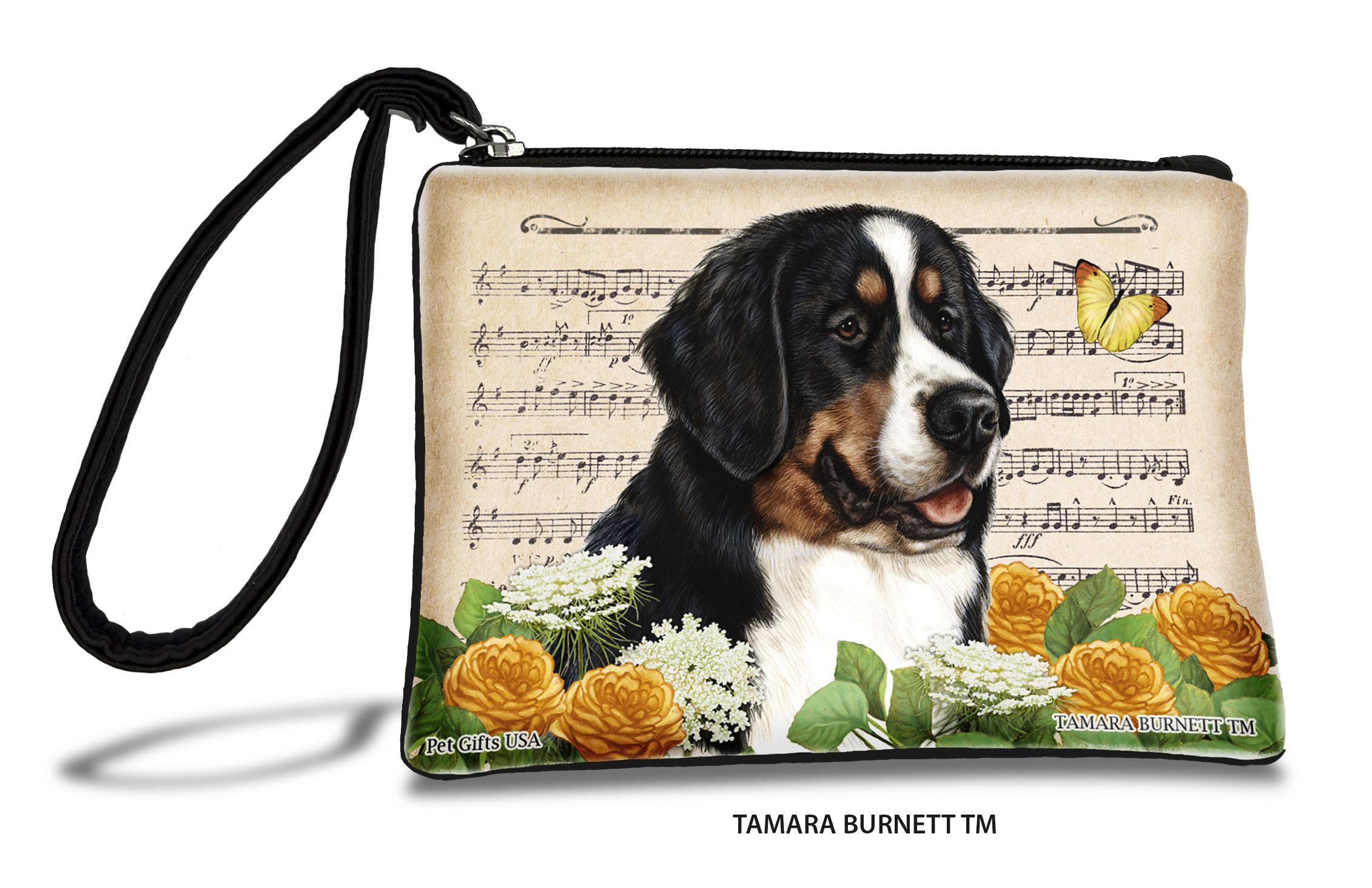 An image of product 31047 - Bernese Mountain Dog (___) - Zippies Pet Pouch Coin Purse
