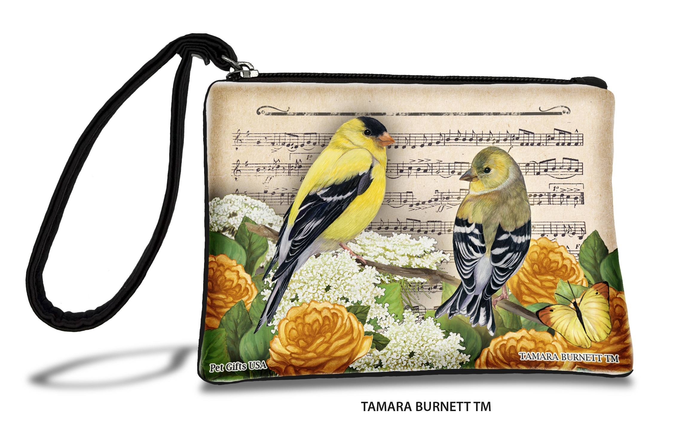 An image of product 31050 - American Goldfinch (Bird___) - Zippies Pet Pouch Coin Purse
