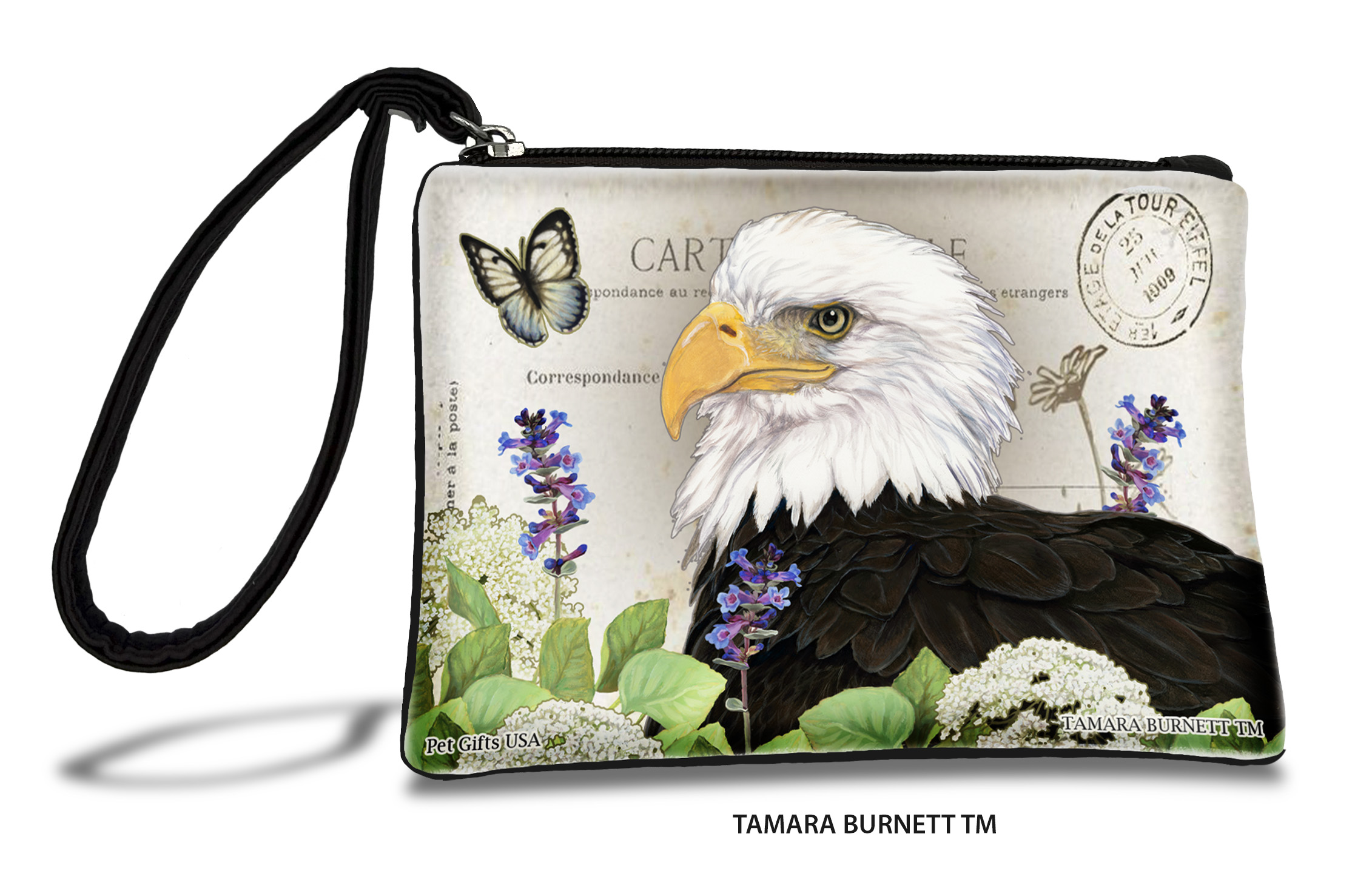 An image of product 31052 - Eagle (Bird_bald__) - Zippies Pet Pouch Coin Purse