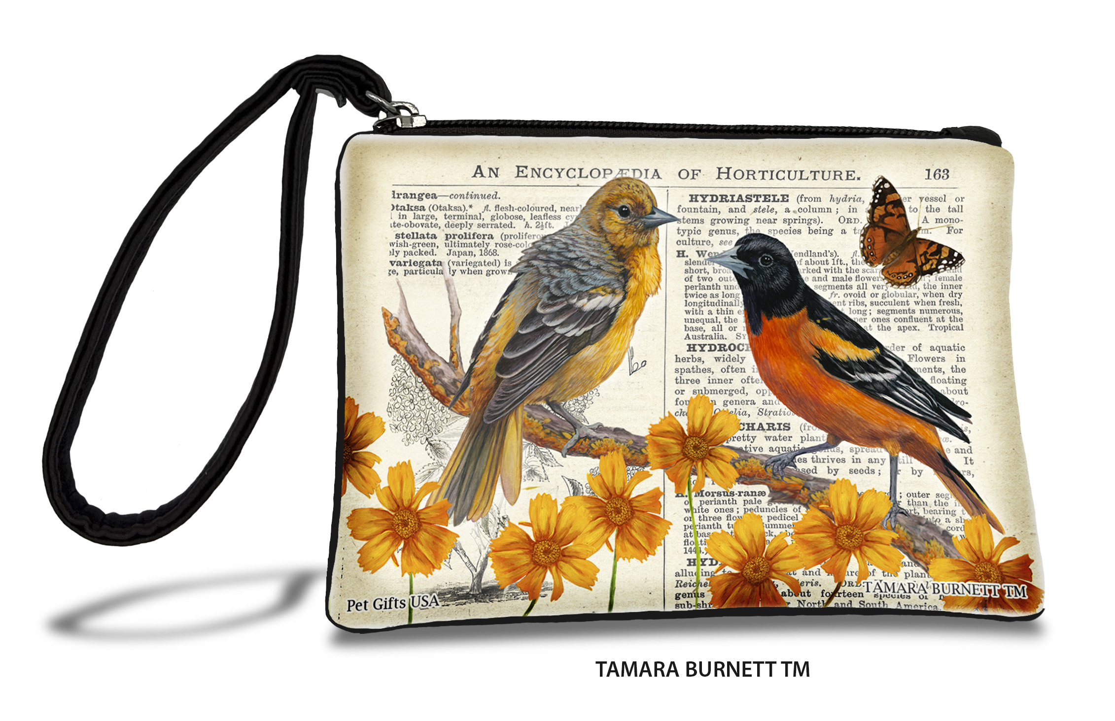 An image of product 31053 - Baltimore Oriole (Bird___) - Zippies Pet Pouch Coin Purse