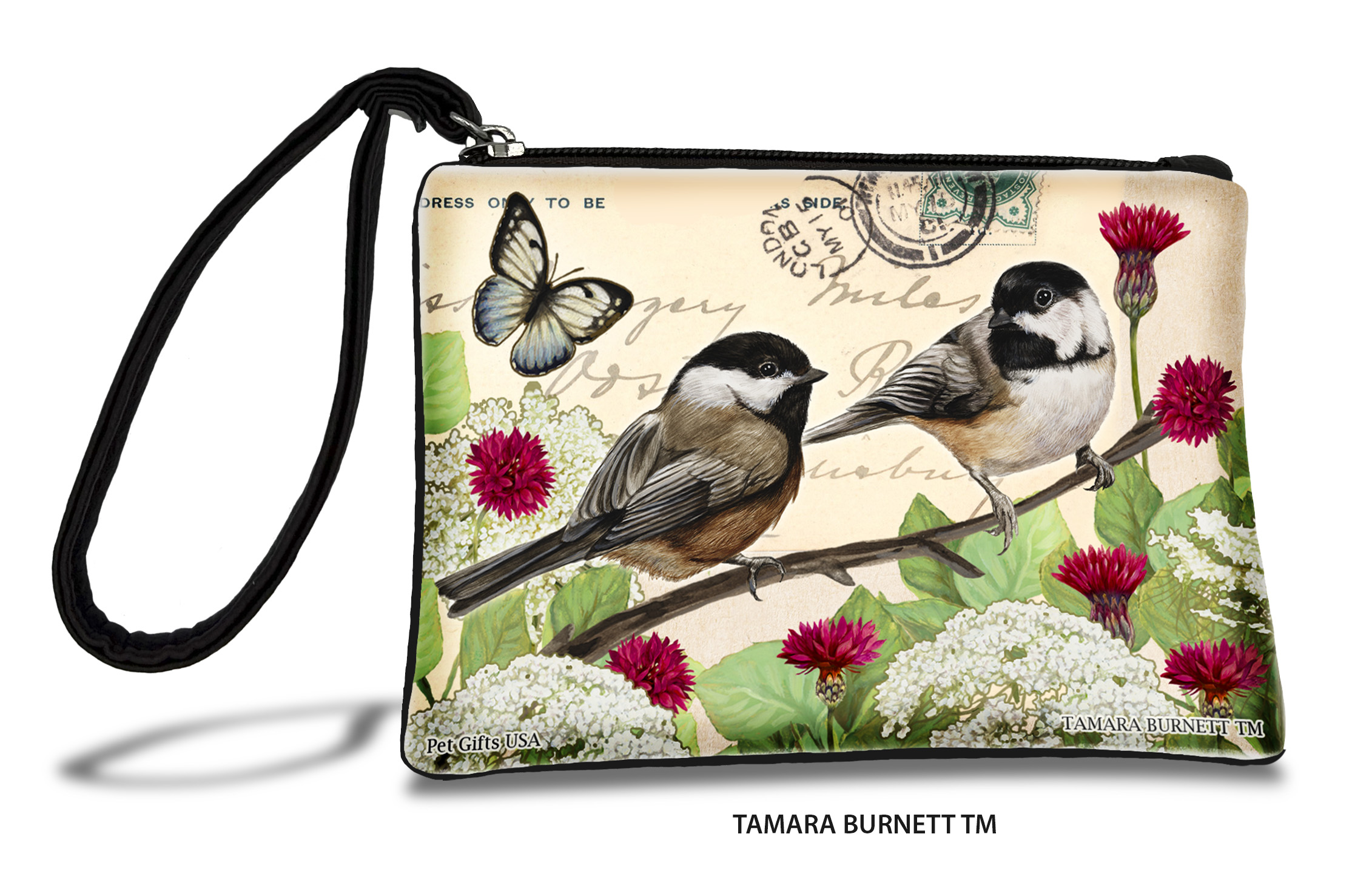 An image of product 31054 - Black Capped Chickadee (Bird____) - Zippies Pet Pouch Coin Purse