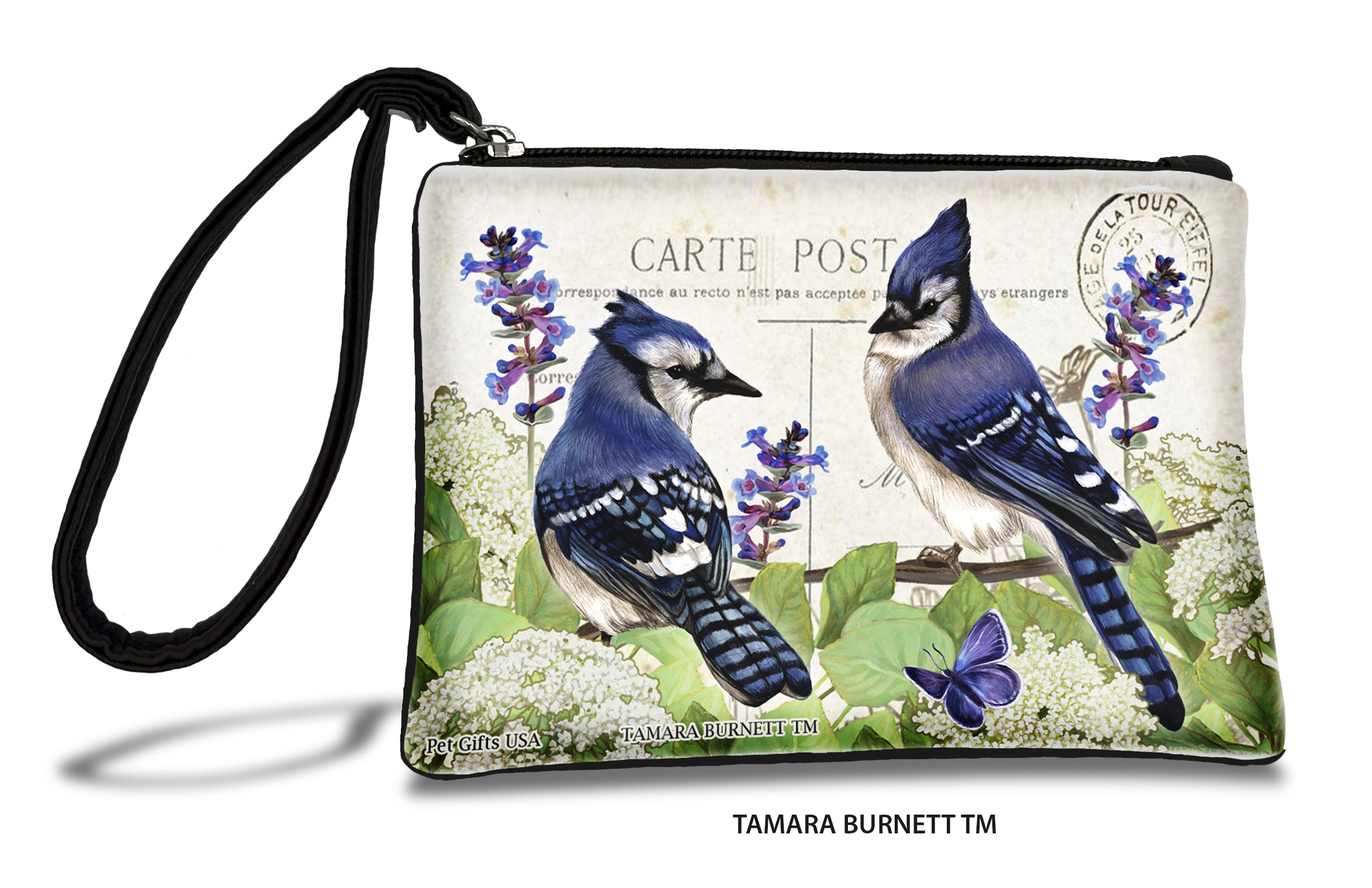 An image of product 31055 - Eastern Blue Jay (Bird____) - Zippies Pet Pouch Coin Purse