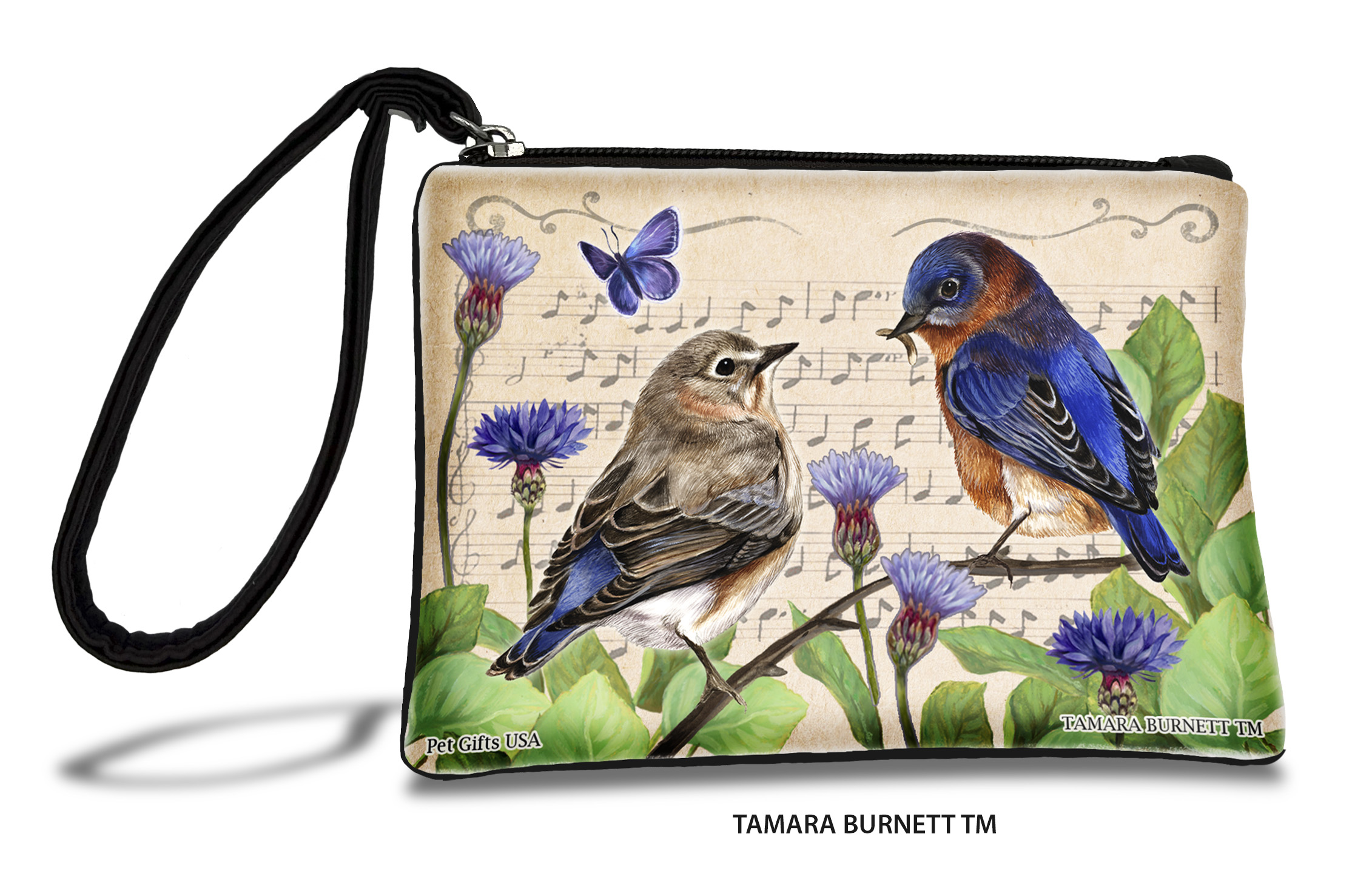 An image of product 31055 - Eastern Bluebird (Bird___) - Zippies Pet Pouch Coin Purse