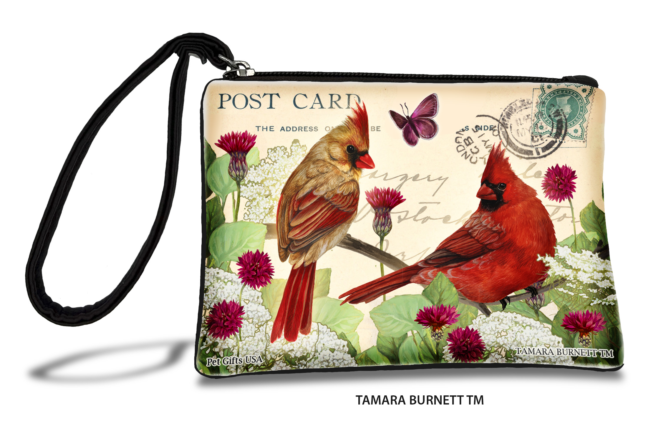 An image of product 31056 - Northern Cardinal (Bird___) - Zippies Pet Pouch Coin Purse