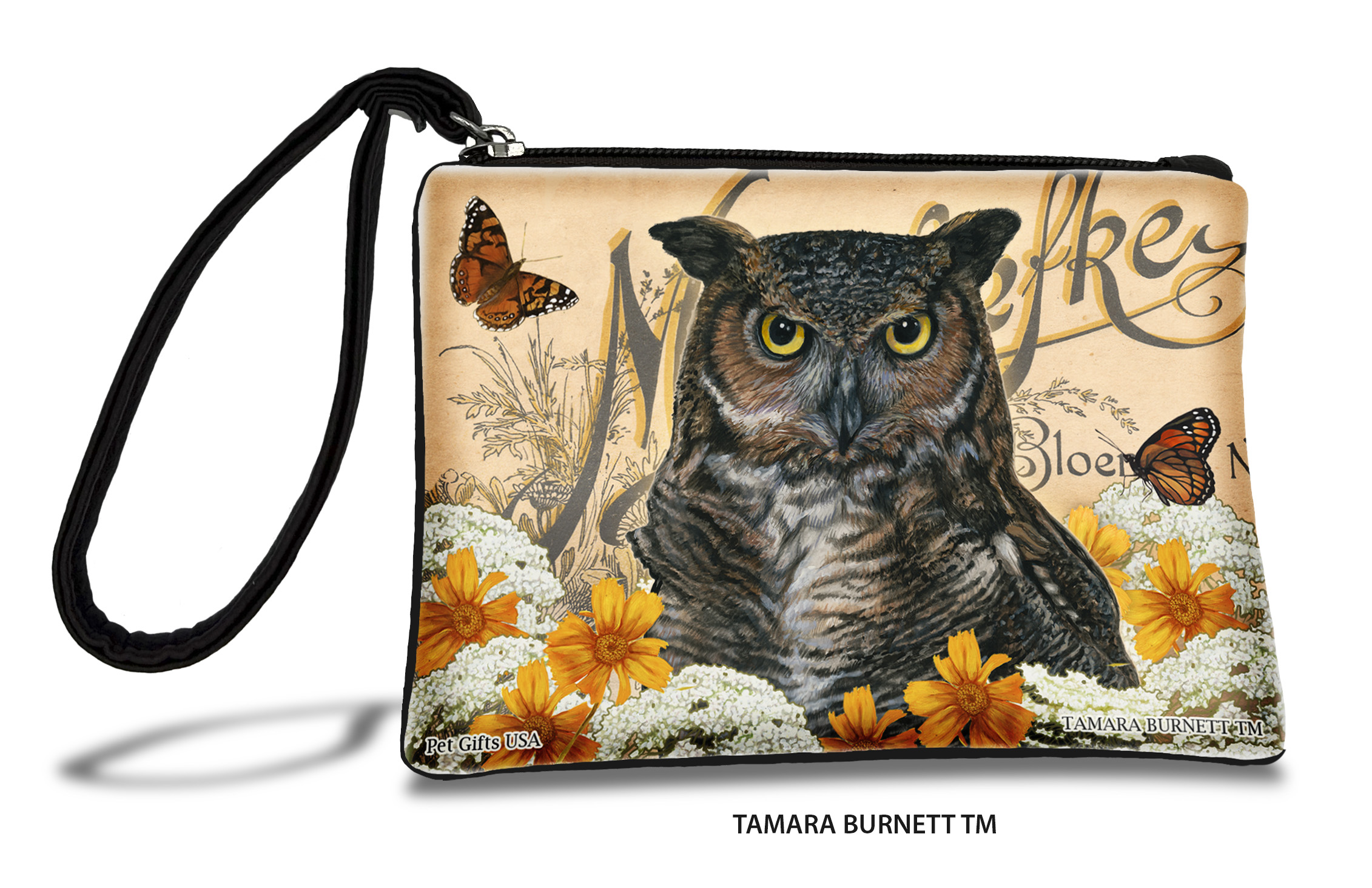 An image of product 31061 - Great Horned Owl (Bird____) - Zippies Pet Pouch Coin Purse