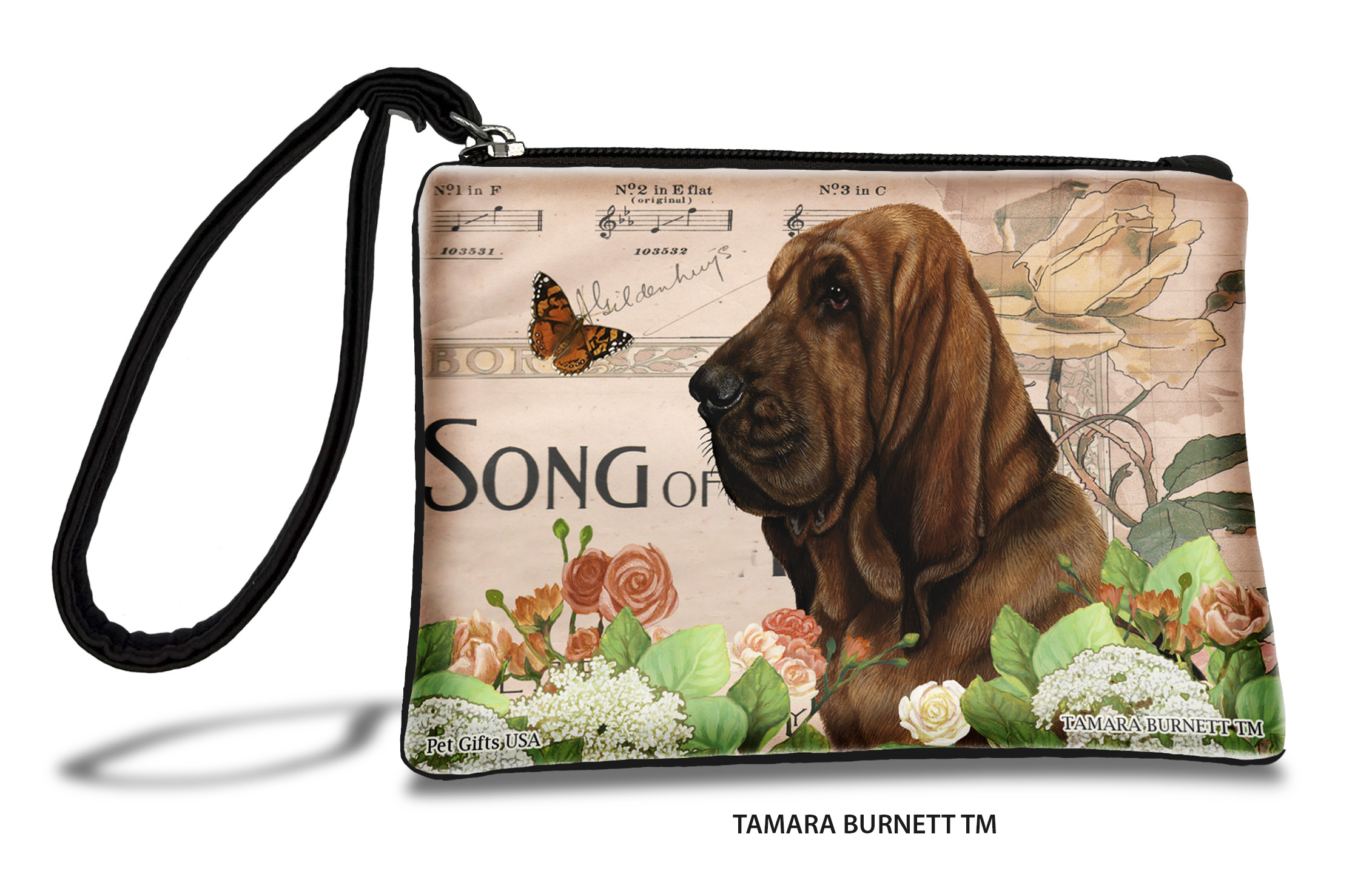 An image of product 31069 - Bloodhound (_) - Zippies Pet Pouch Coin Purse