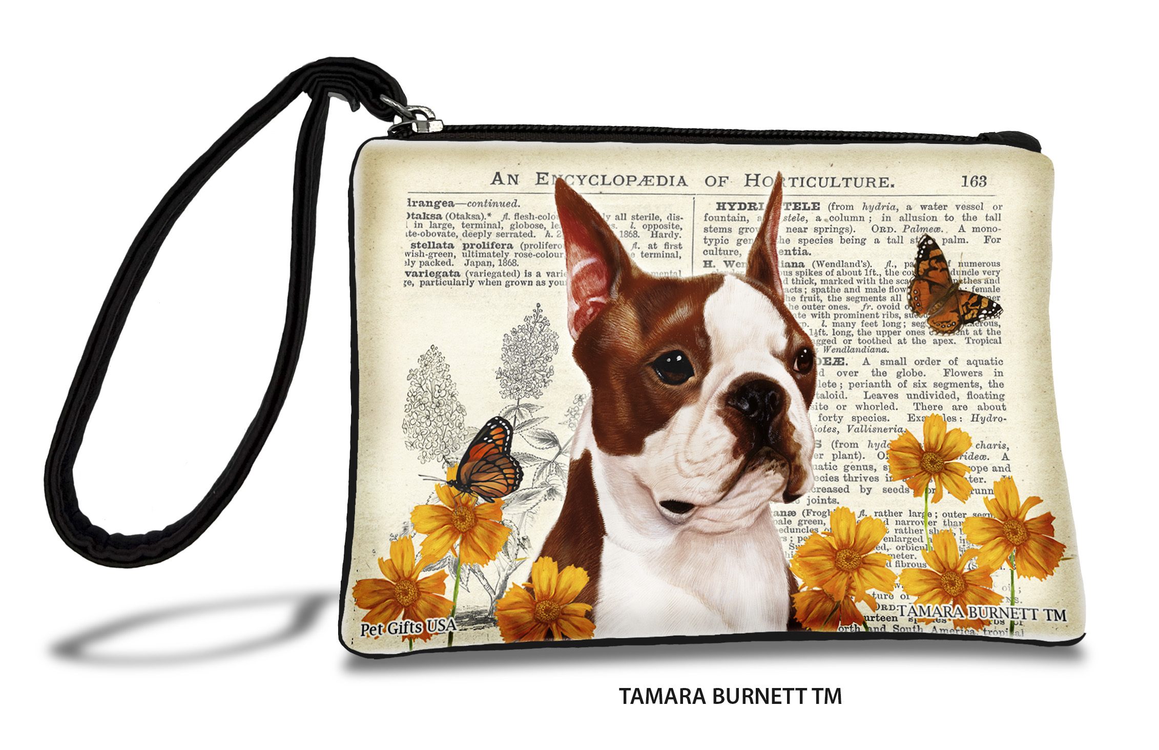 Boston Terrier (__red_and_white_) - Zippies Pet Pouch Coin Purse