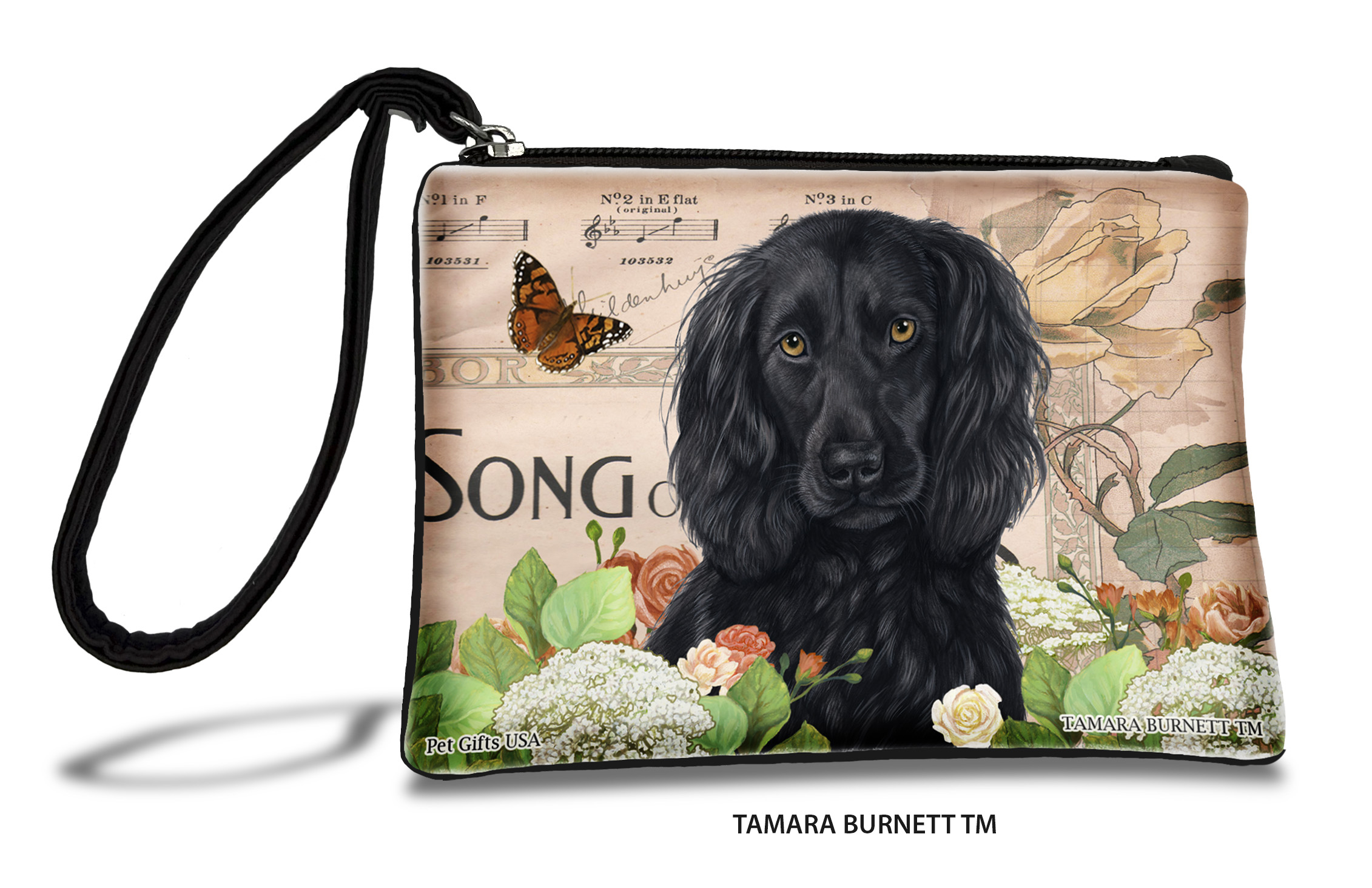 An image of product 31094 - Boykin Spaniel (__black_) - Zippies Pet Pouch Coin Purse