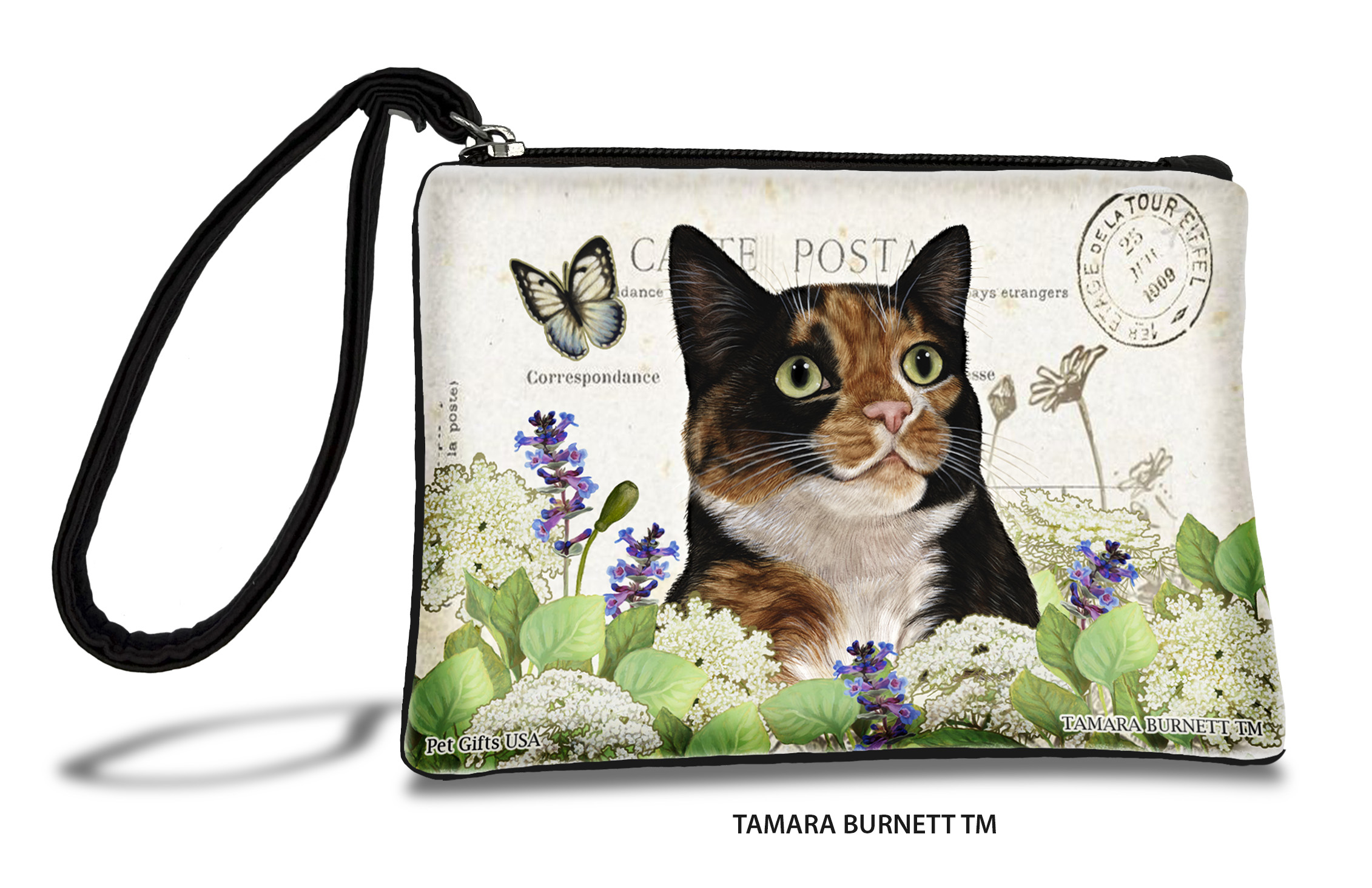 An image of product 31121 - Calico Cat (__) - Zippies Pet Pouch Coin Purse