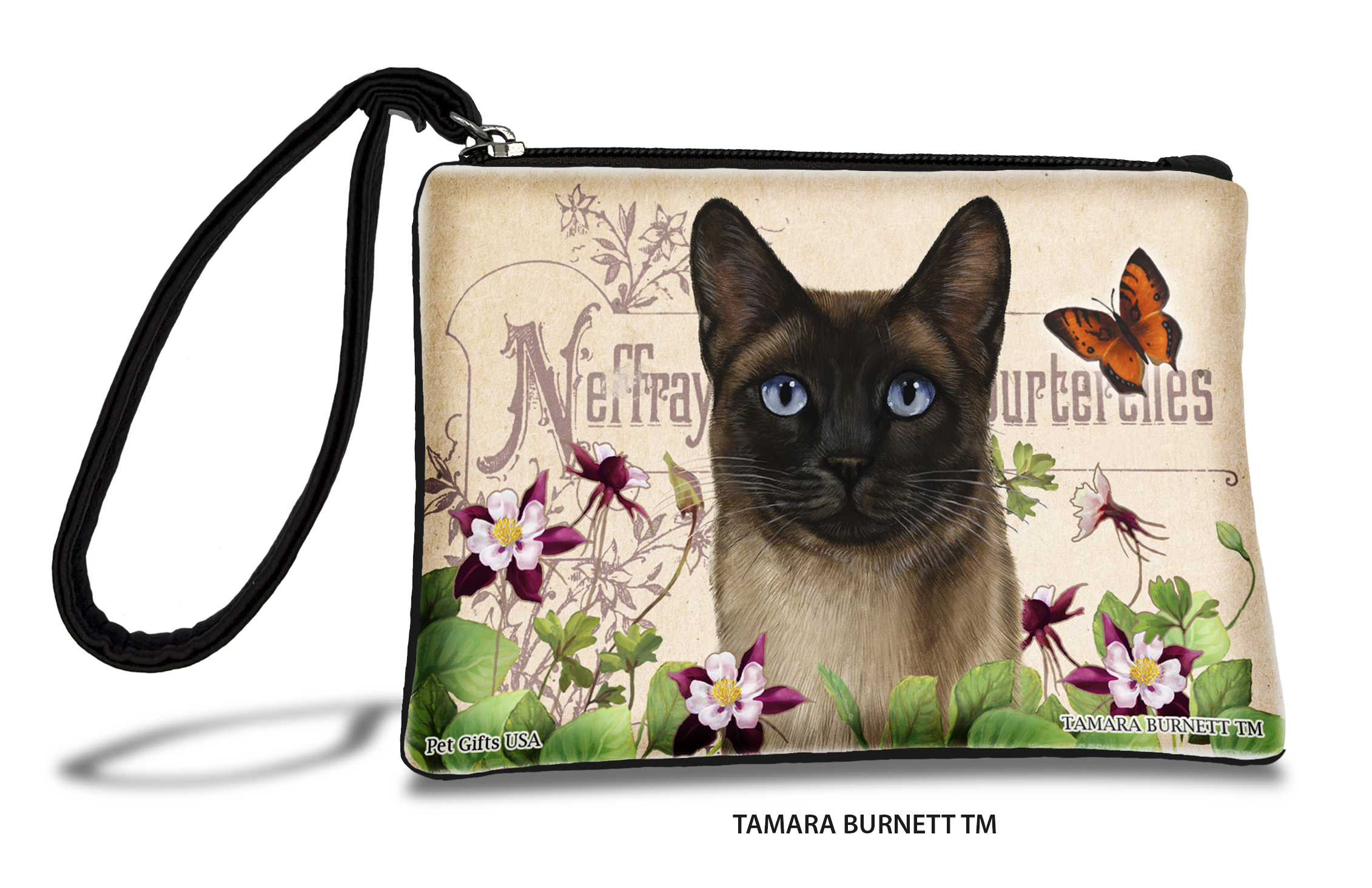 Siamese Cat (__seal_point_) - Zippies Pet Pouch Coin Purse