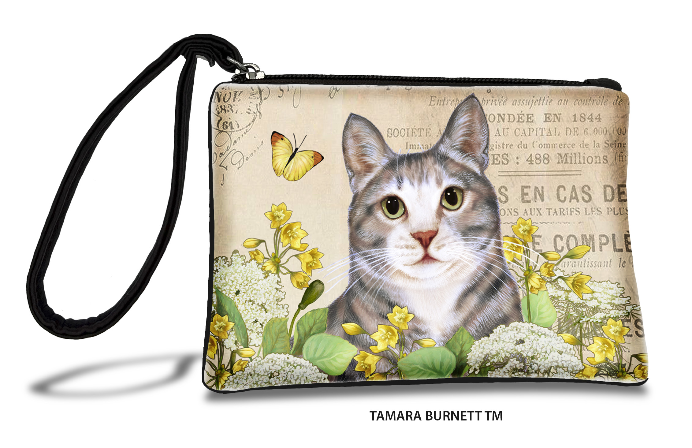 An image of product 31138 - Abyssinian Cat (_tuxedo_tortioseshell_blue_cream_) - Zippies Pet Pouch Coin Purse