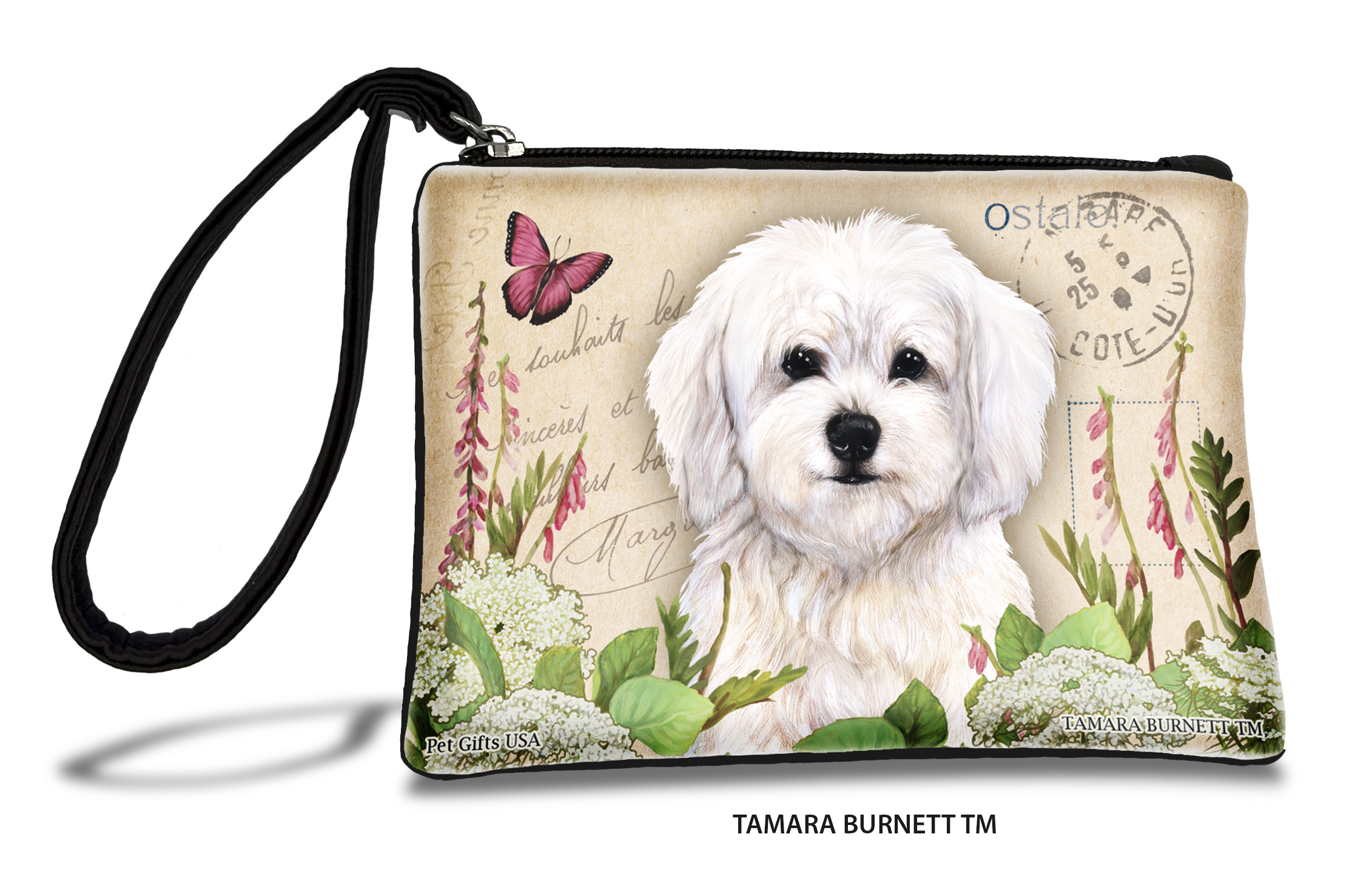 Cavachon (_white_) - Zippies Pet Pouch Coin Purse