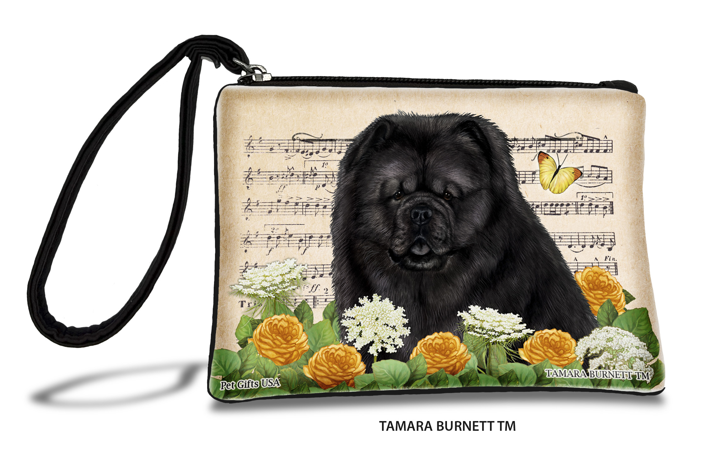 An image of product 31171 - Chow Chow (__black_) - Zippies Pet Pouch Coin Purse