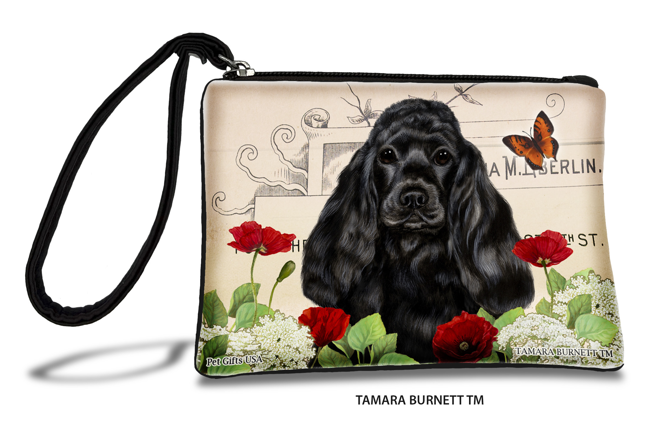 Cocker Spaniel (__black_) - Zippies Pet Pouch Coin Purse