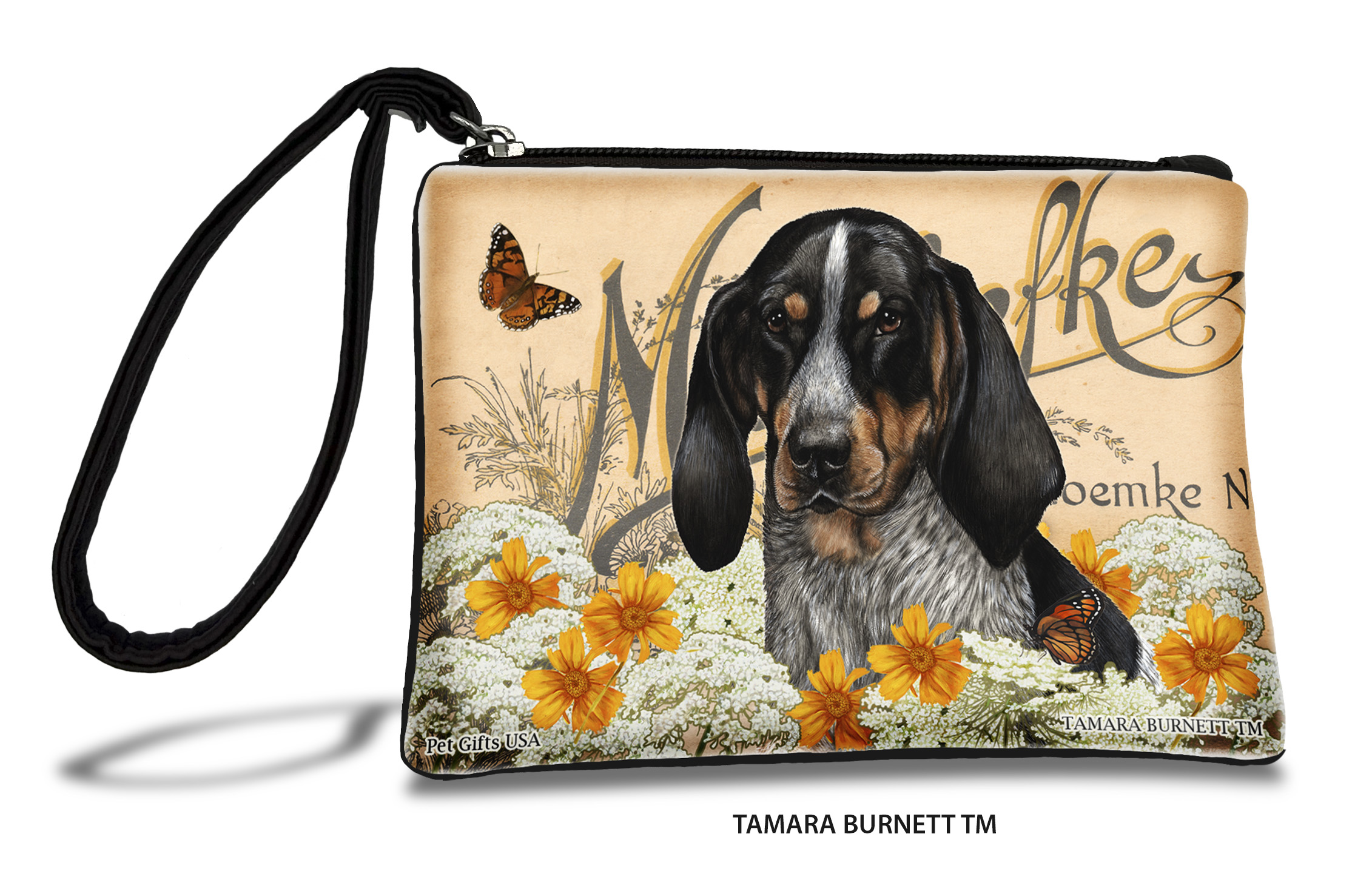 Coonhound (_bluetick_) - Zippies Pet Pouch Coin Purse