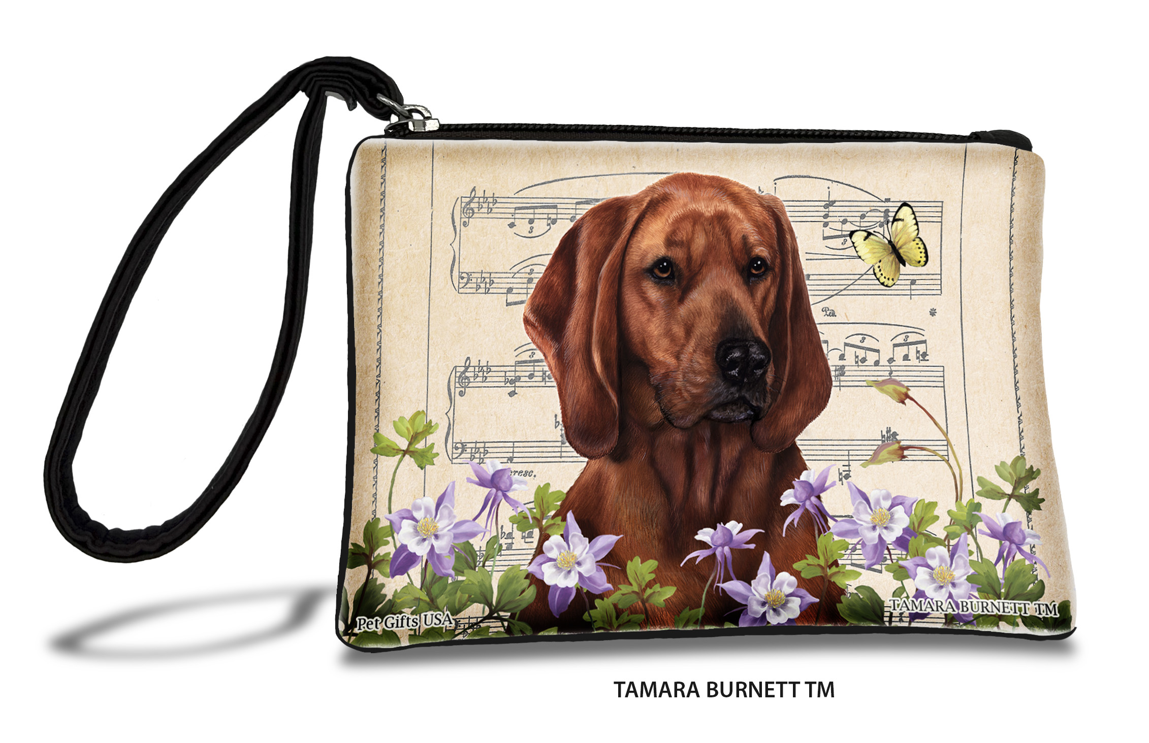 Coonhound (_redbone) - Zippies Pet Pouch Coin Purse