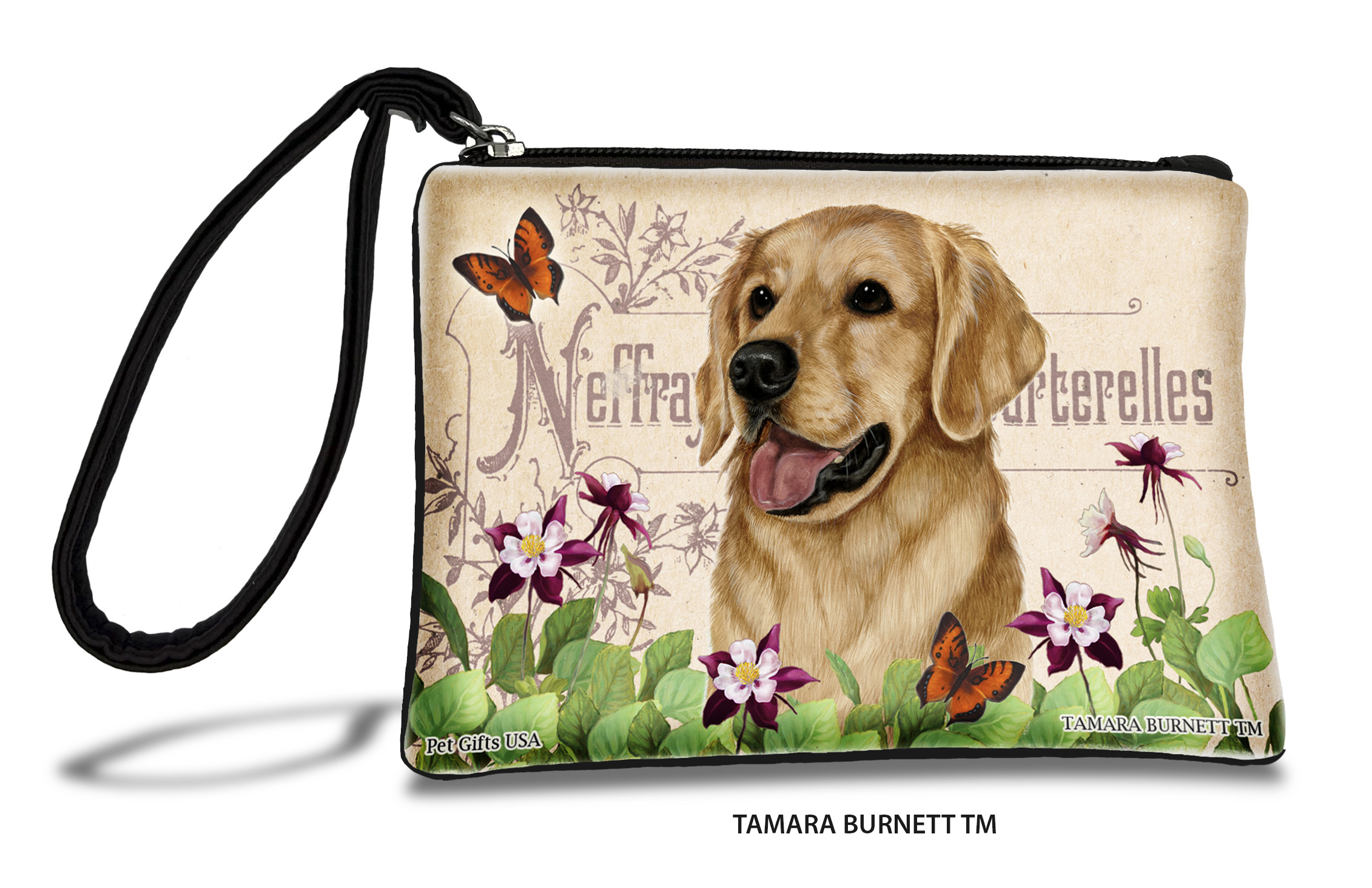 An image of product 31287 - Golden Retriever (__gold_) - Zippies Pet Pouch Coin Purse