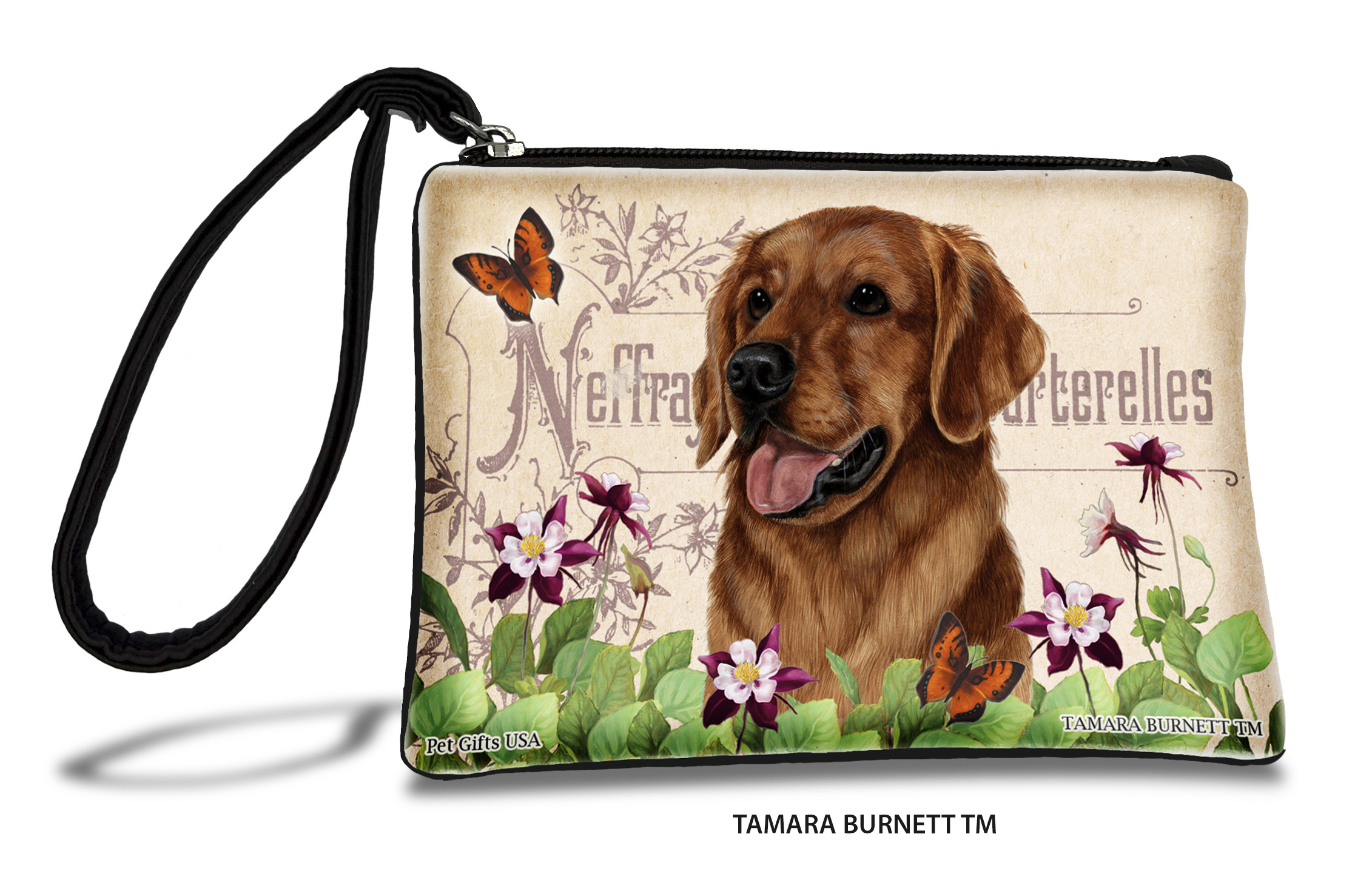 Golden Retriever (__red_) - Zippies Pet Pouch Coin Purse