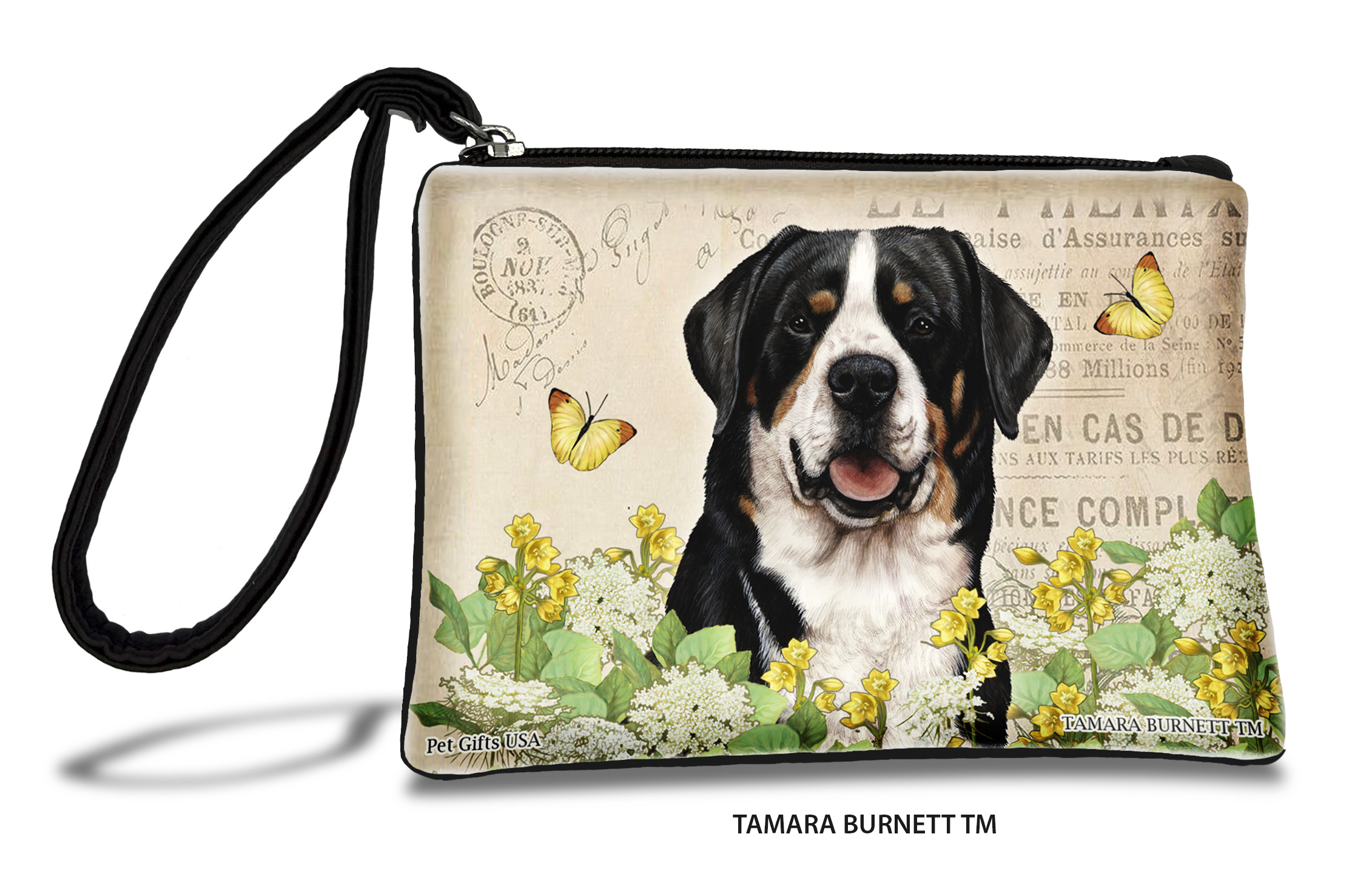 An image of product 31309 - Greater Swiss Mountain Dog (____) - Zippies Pet Pouch Coin Purse