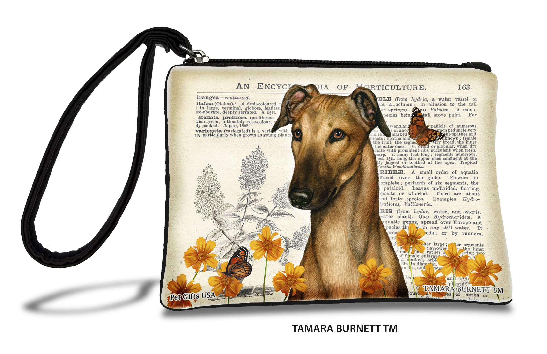Greyhound (_fawn_with_mask_) - Zippies Pet Pouch Coin Purse