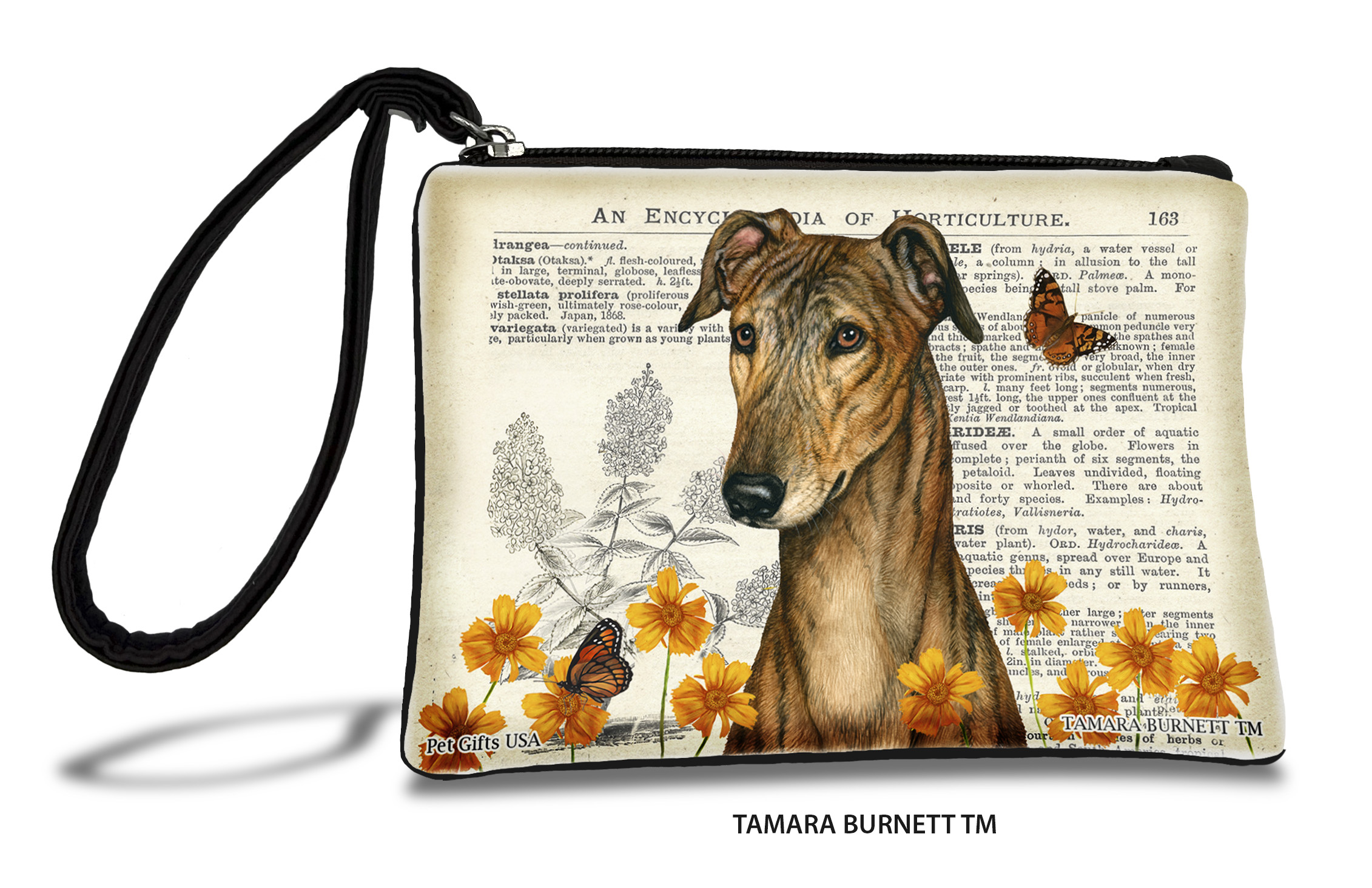 Greyhound (_red_brindle_) - Zippies Pet Pouch Coin Purse