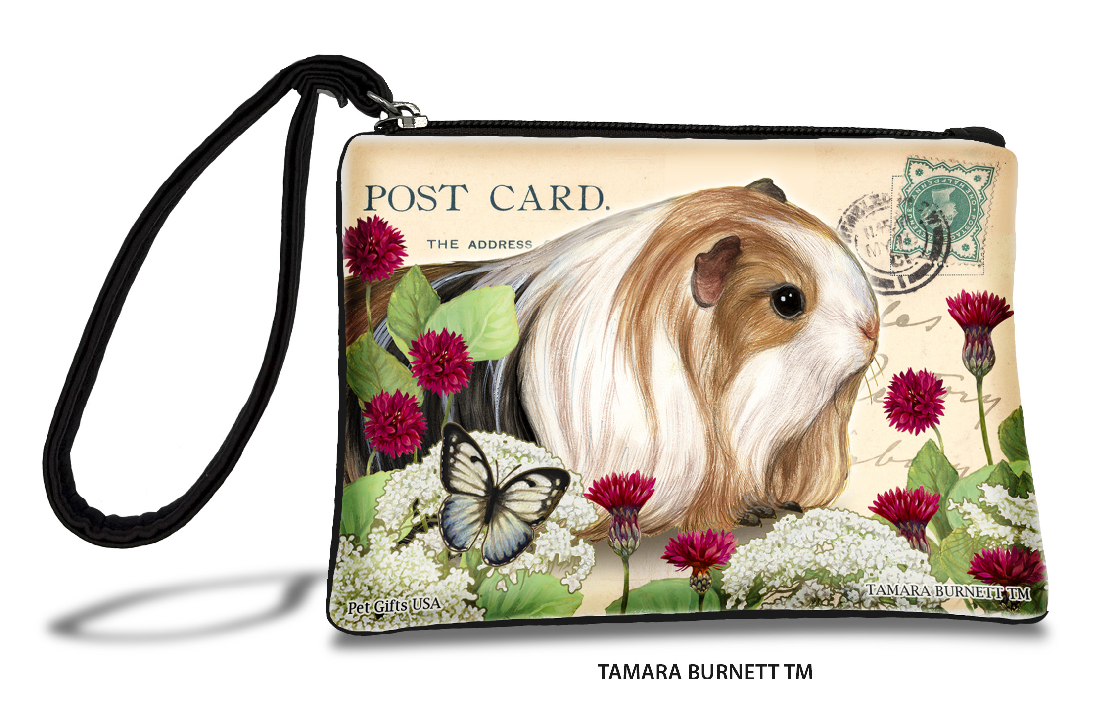 An image of product 31331 - Silkie Guinea Pig (___) - Zippies Pet Pouch Coin Purse